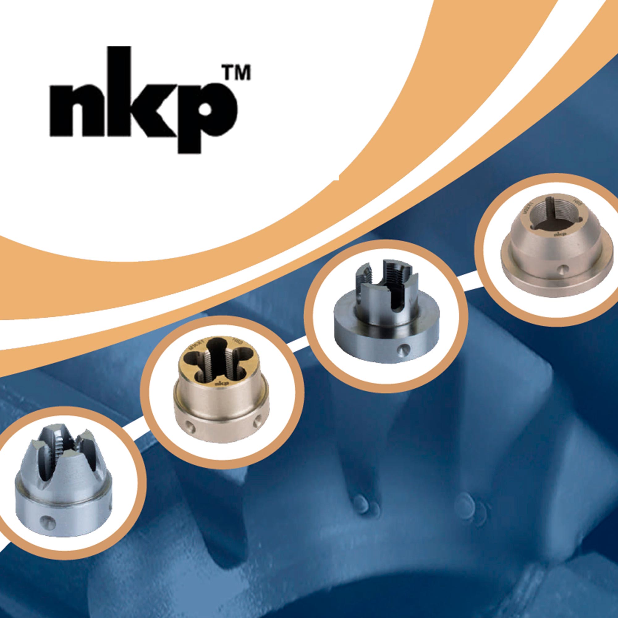 Плашка трубная NKP G 2,0"-11 HSS DINEN24231A 105x22мм 242200N
