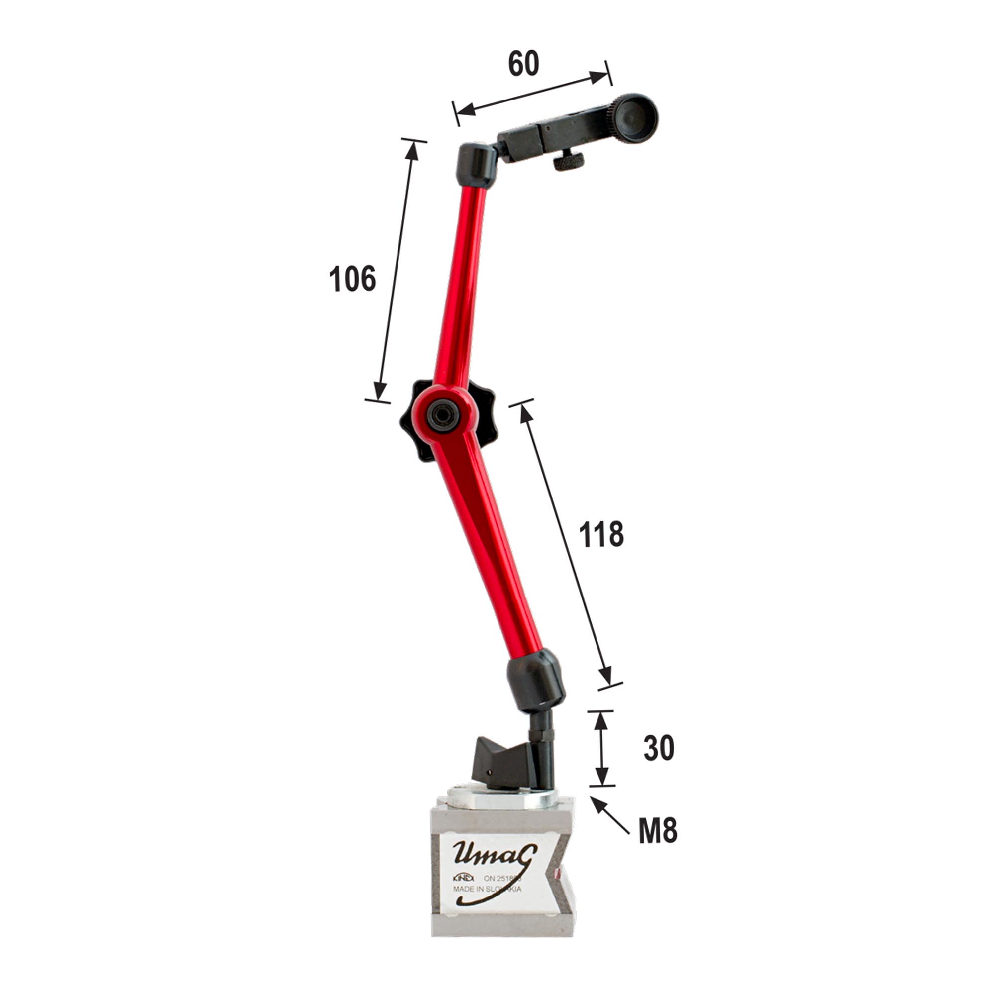 Стойка магнитная H=314мм 294N UMAG Kinex 1150-6