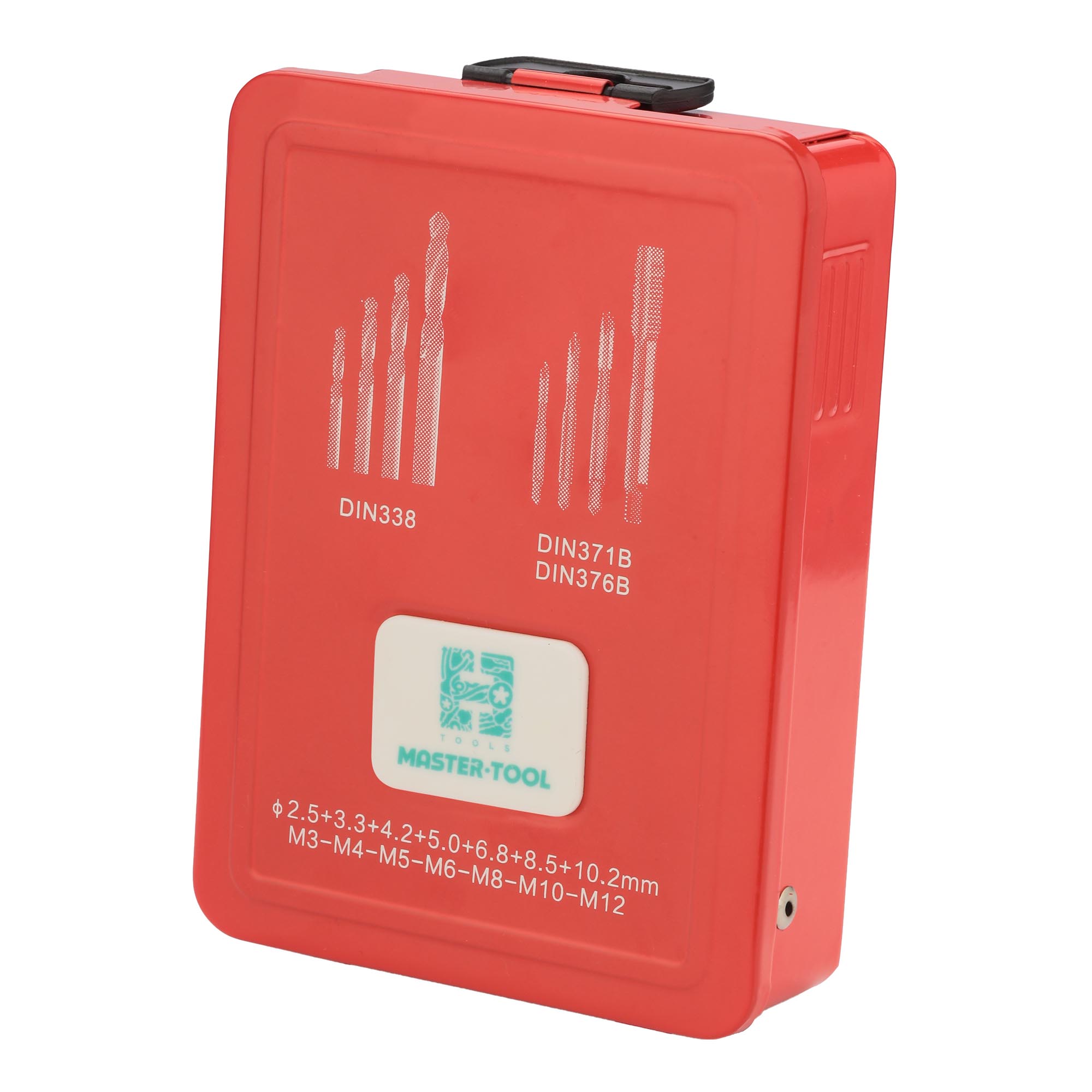 Набор машинных метчиков H-Tools M3-M12 HSSE-TiN DIN371/376 14пр 245051THT