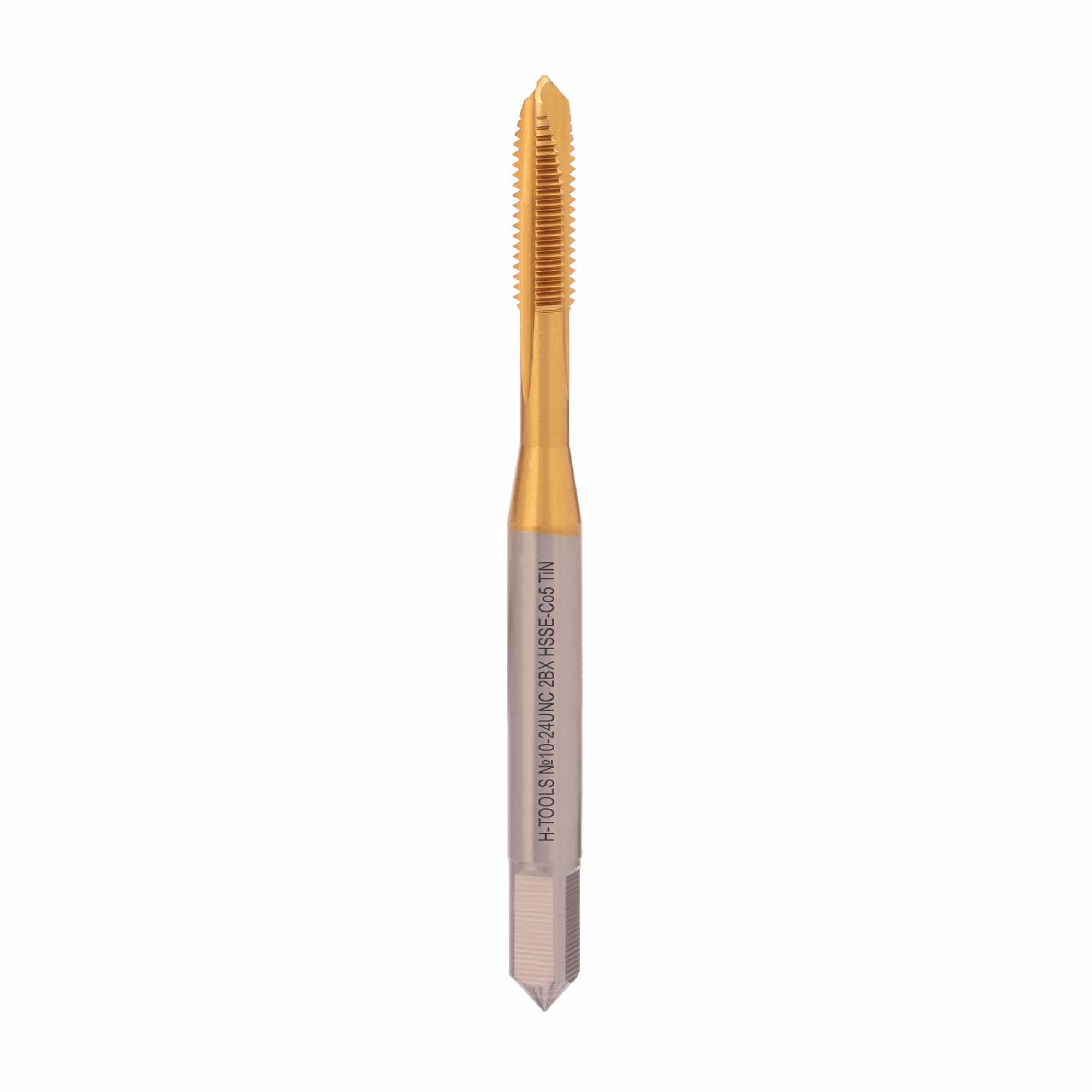 Метчик машинный H-Tools HSSE-TiN DIN371 UNC №10 -24 74510ETHT