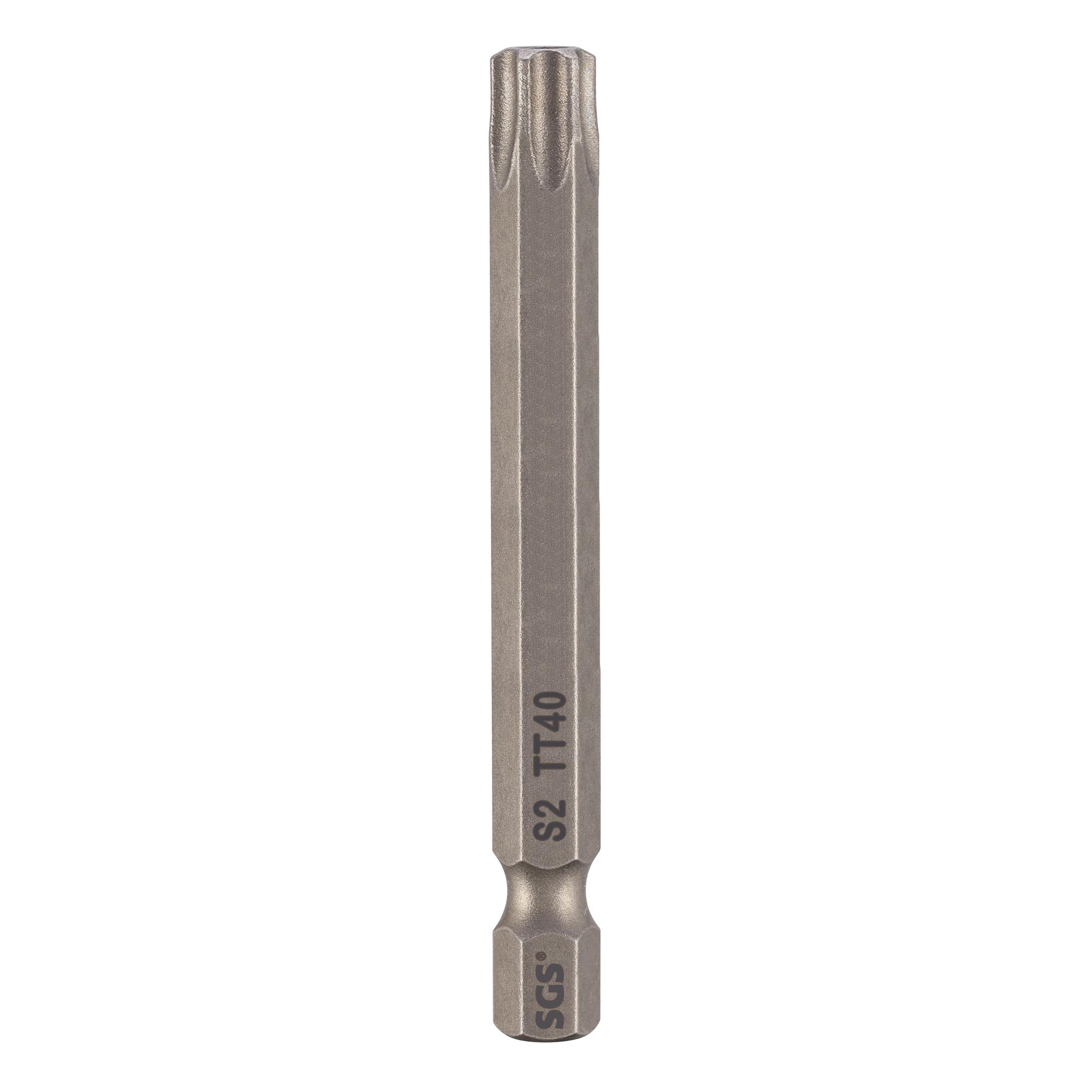 Бита SGS TORX TR с отверстием T45Hх65мм S2 5шт 6365-TT45-5