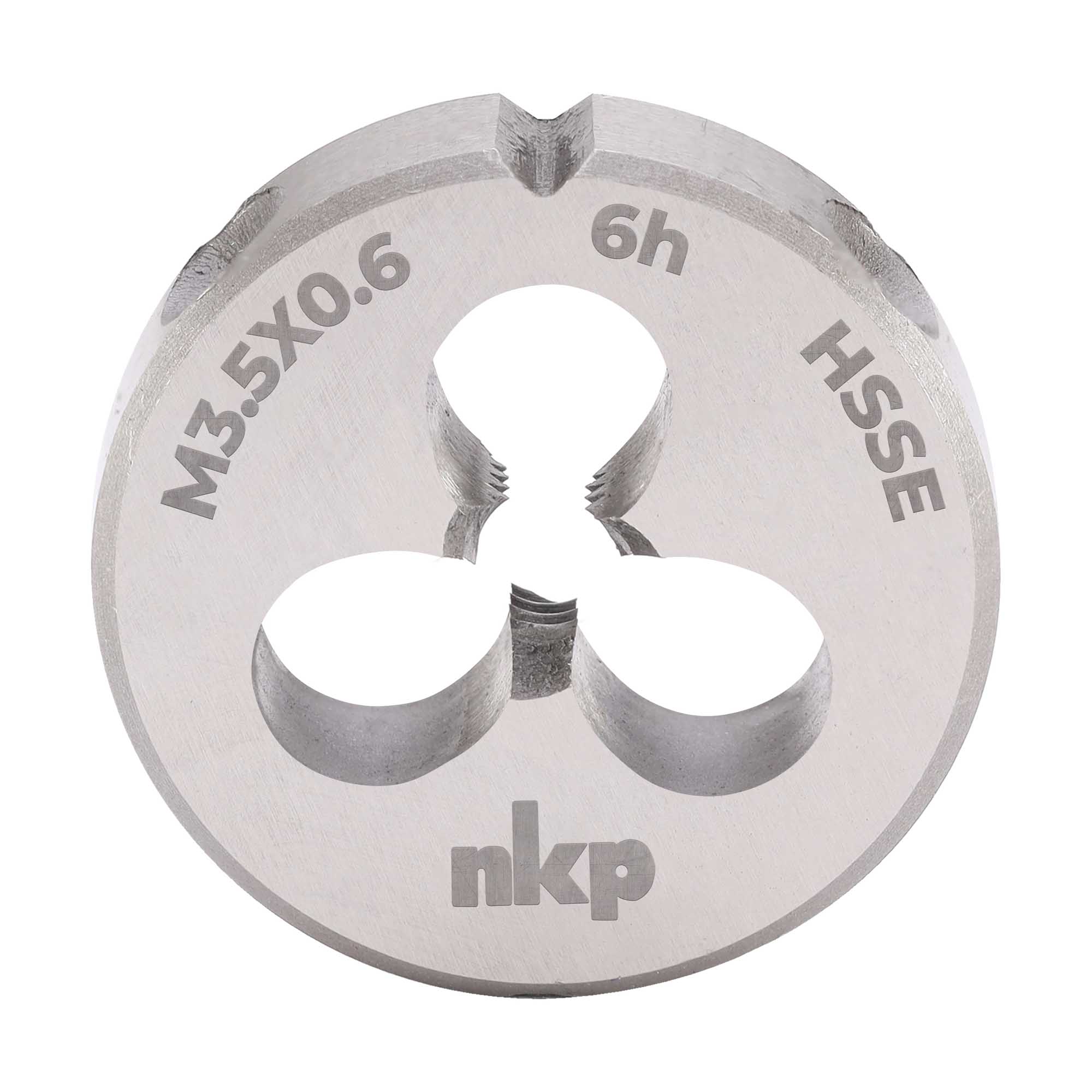 Плашка NKP М3,5x0,6 DIN22568 HSSE 6h 20х5мм 286035N