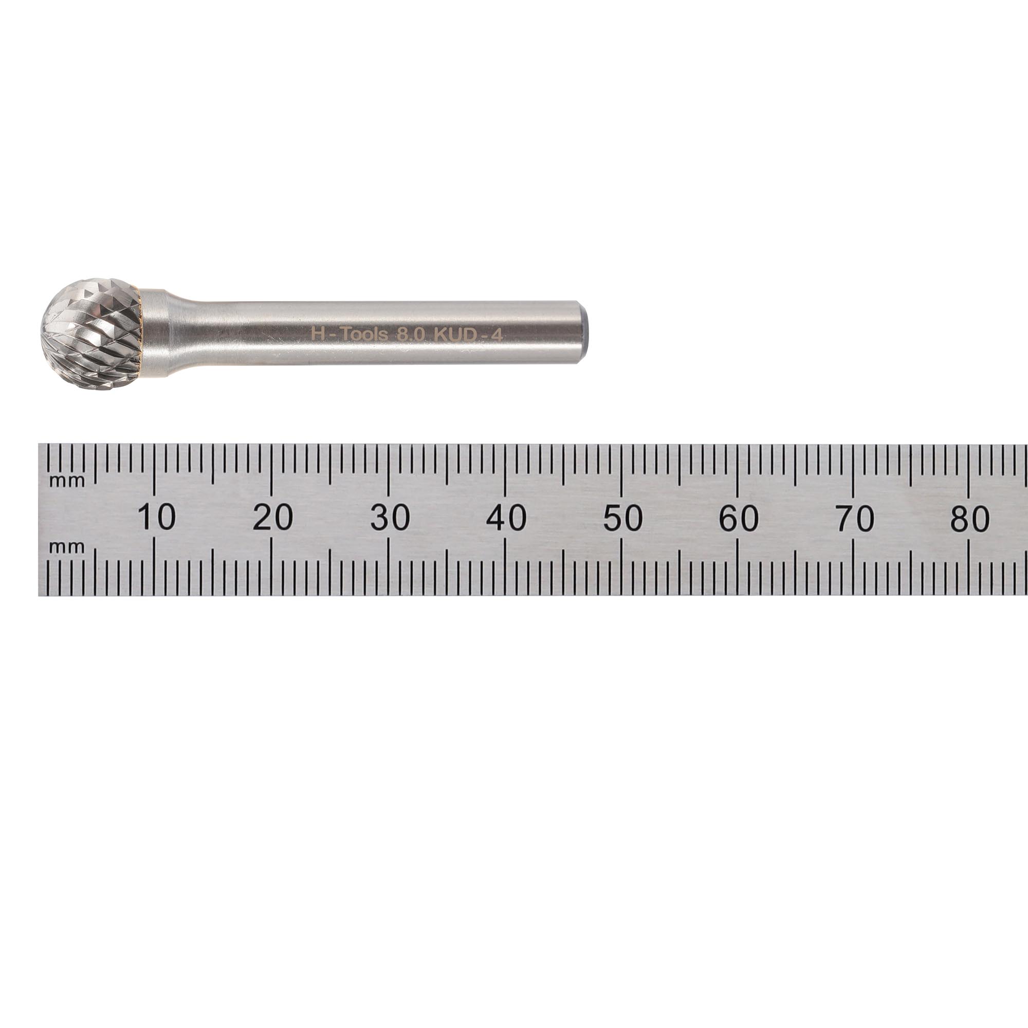 Бор-фреза твердосплавная H-Tools D(KUD) 8,0x7,2x47x6мм HM 116042HT