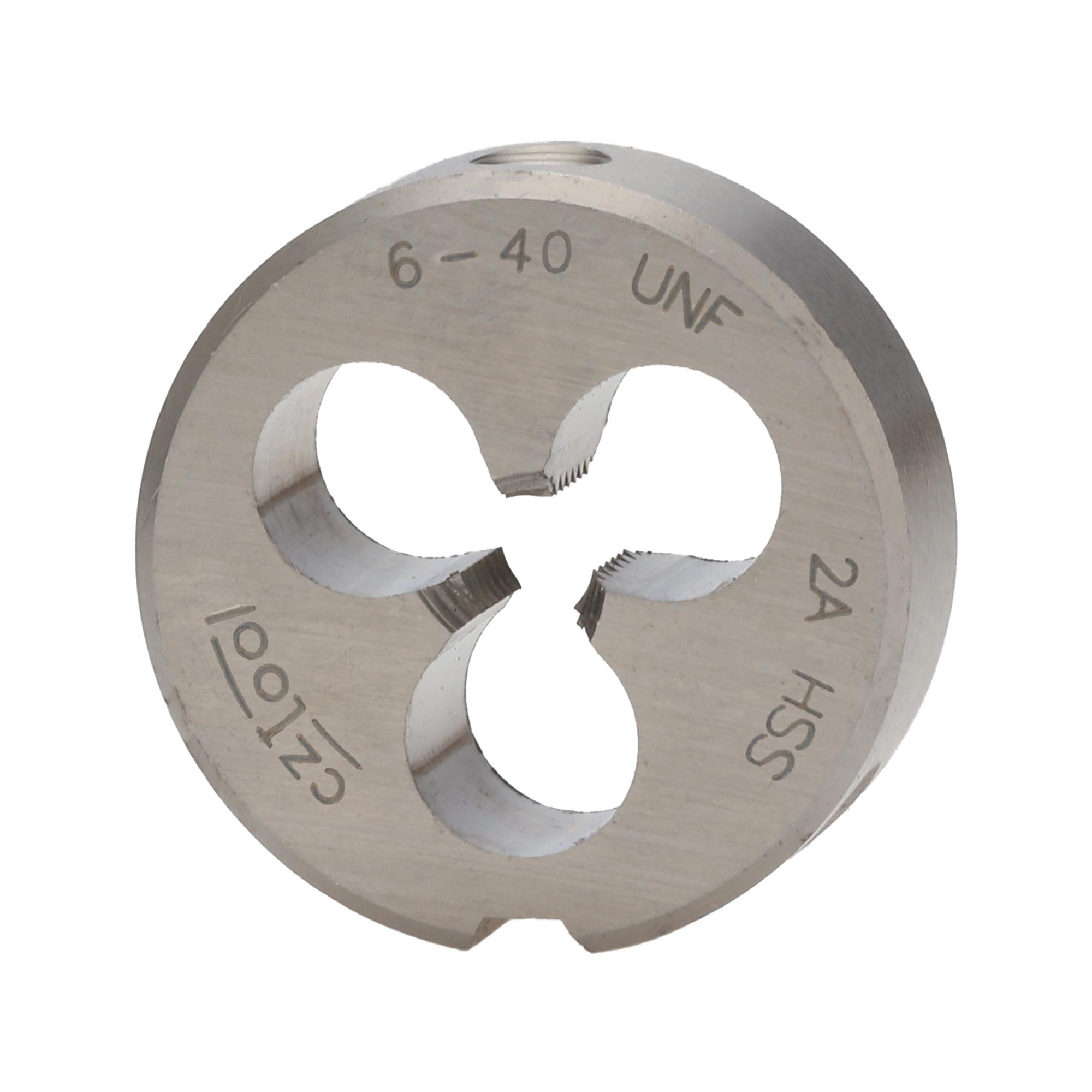 Плашка дюймовая Bucovice Tools UNF №6-40 HSS DIN EN 22568 2A 20x7мм 246006BT