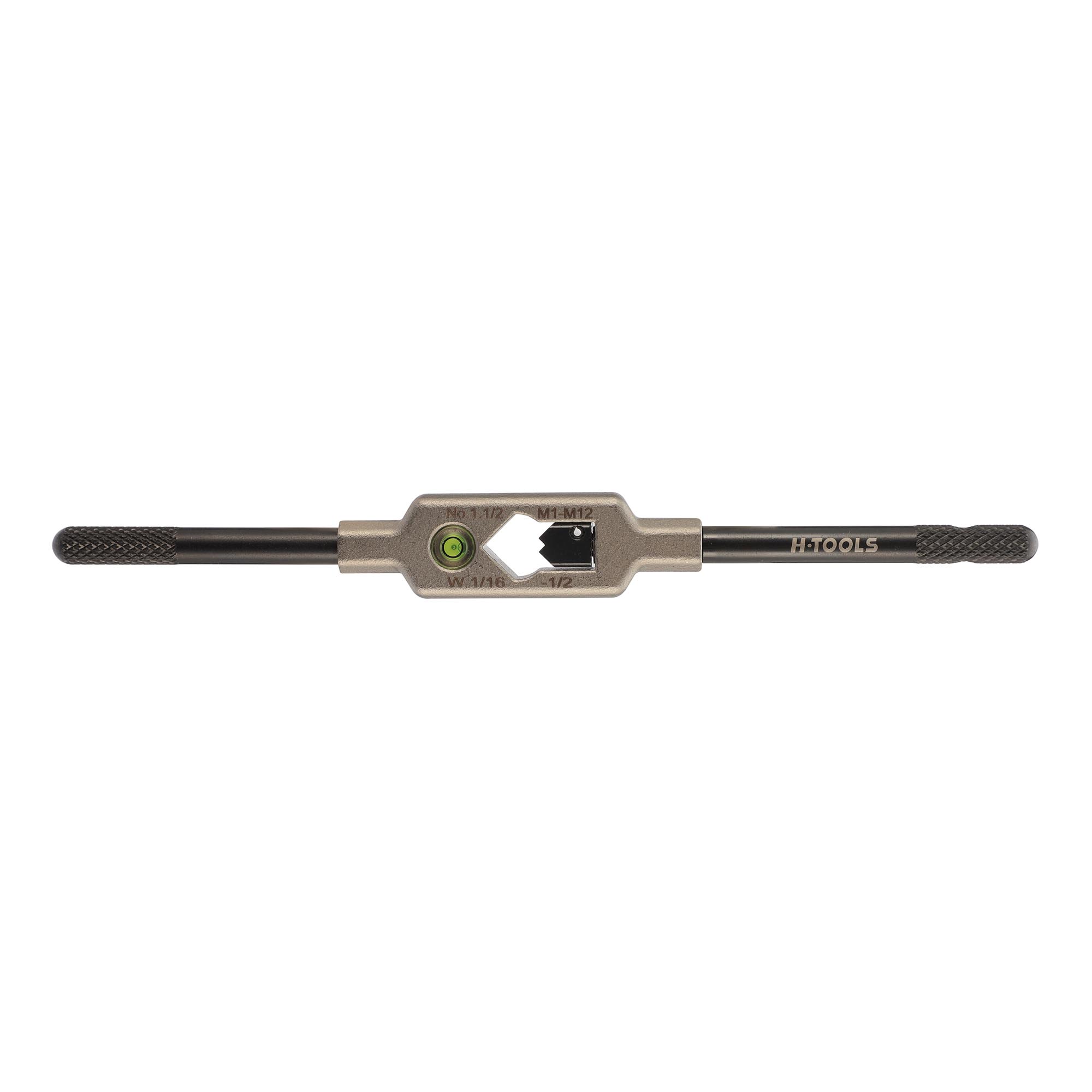 Метчикодержатель с уровнем H-Tools M1-M12 175мм DIN1814 INOX 08802040