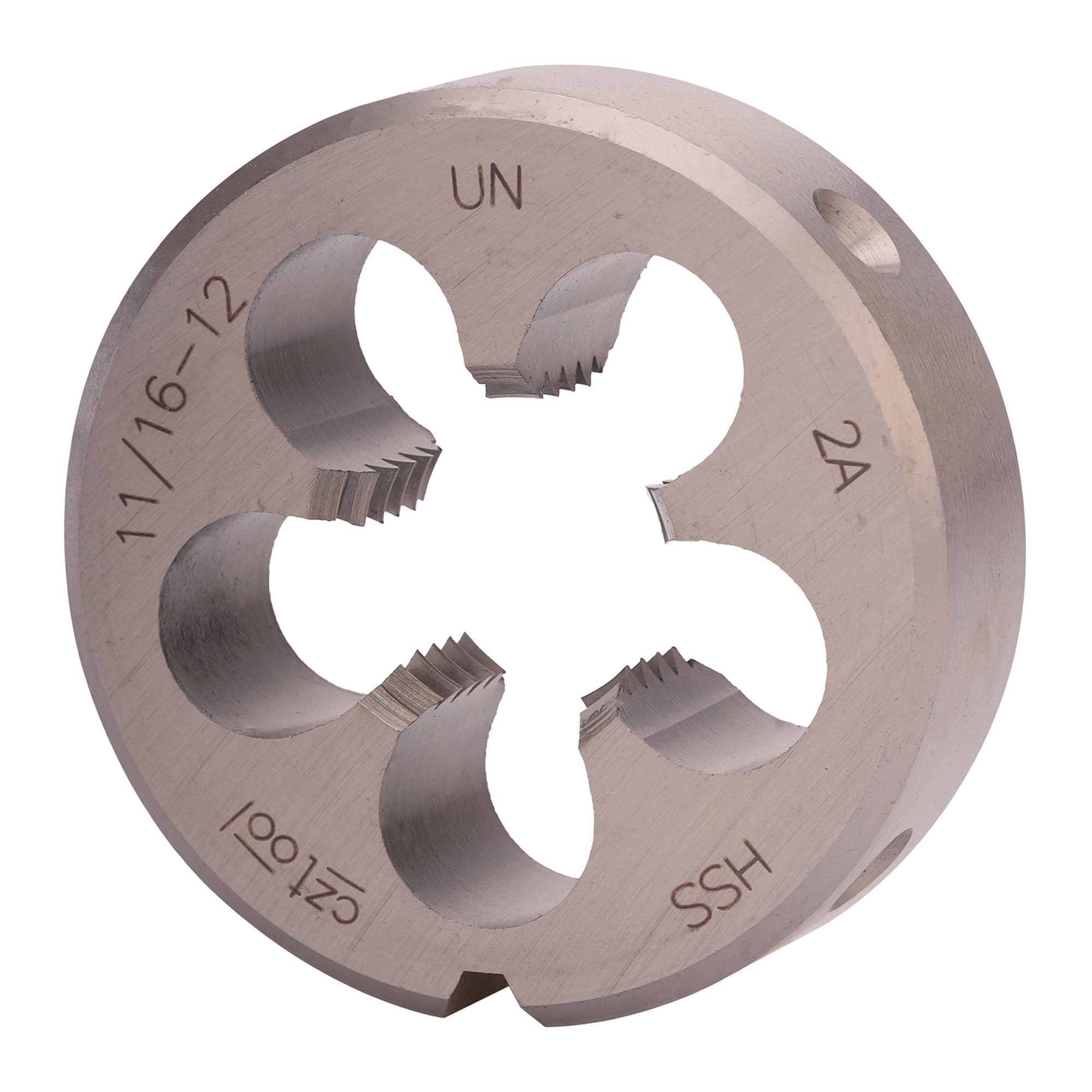 Плашка дюймовая Bucovice Tools UN 11/16"-12 HSS DIN EN 22568 2A 45x14мм