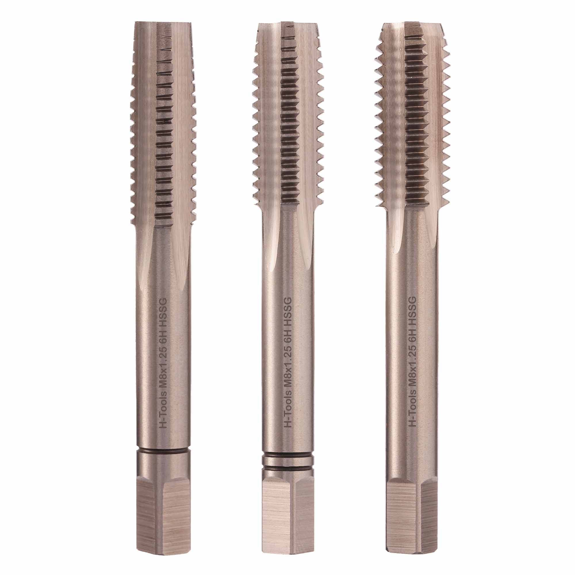 Набор метчиков 3шт H-Tools HSS-G DIN352 6h М8х1,25 230080HT