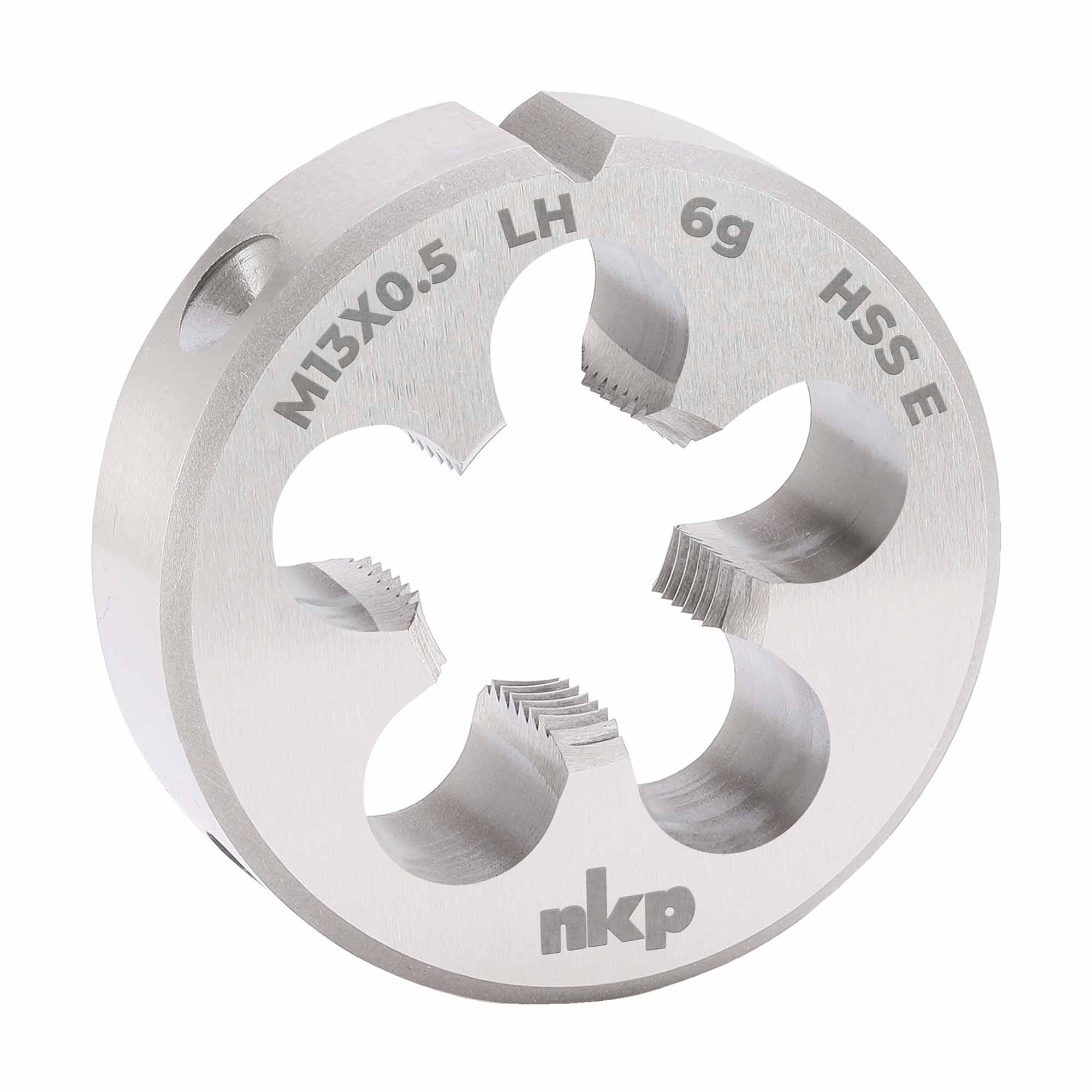 Плашка левая NKP М13х0,5 DINEN22568 HSSE 6g 38х10мм 294134N