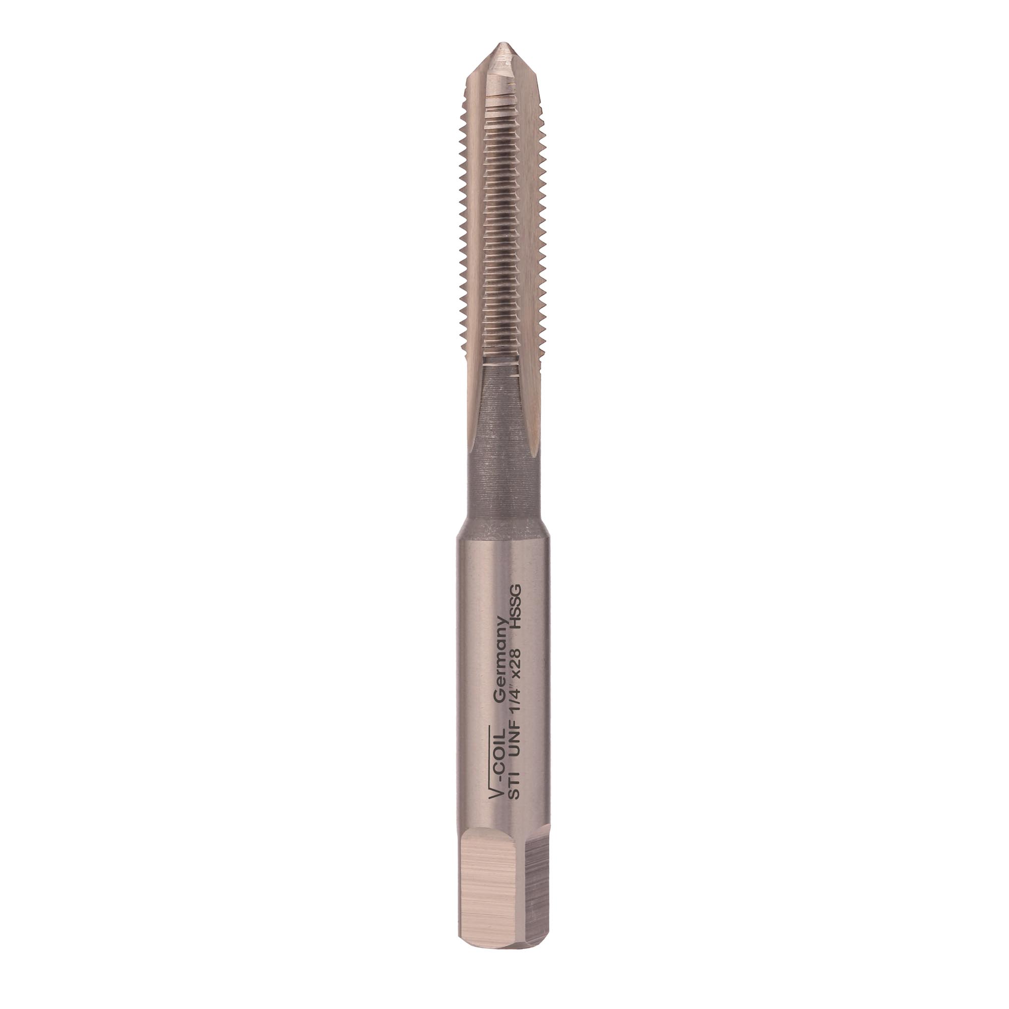 Метчик для резьбовой вставки Volkel HSS-G STI UNF 1/4"-28 03155