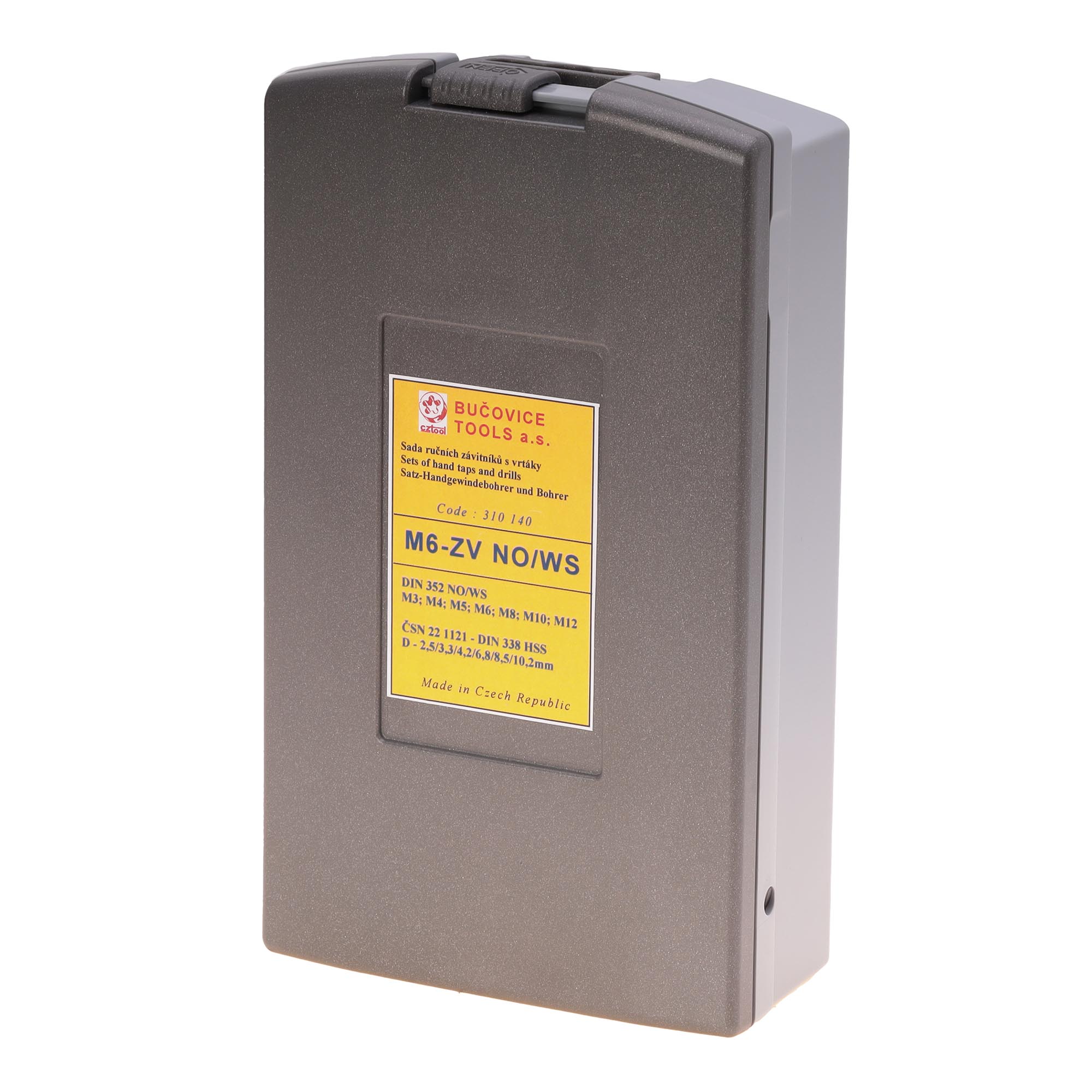 Набор комплектных метчиков Bucovice Tools M3-M12 115CrV3 DIN352 28пр 310140