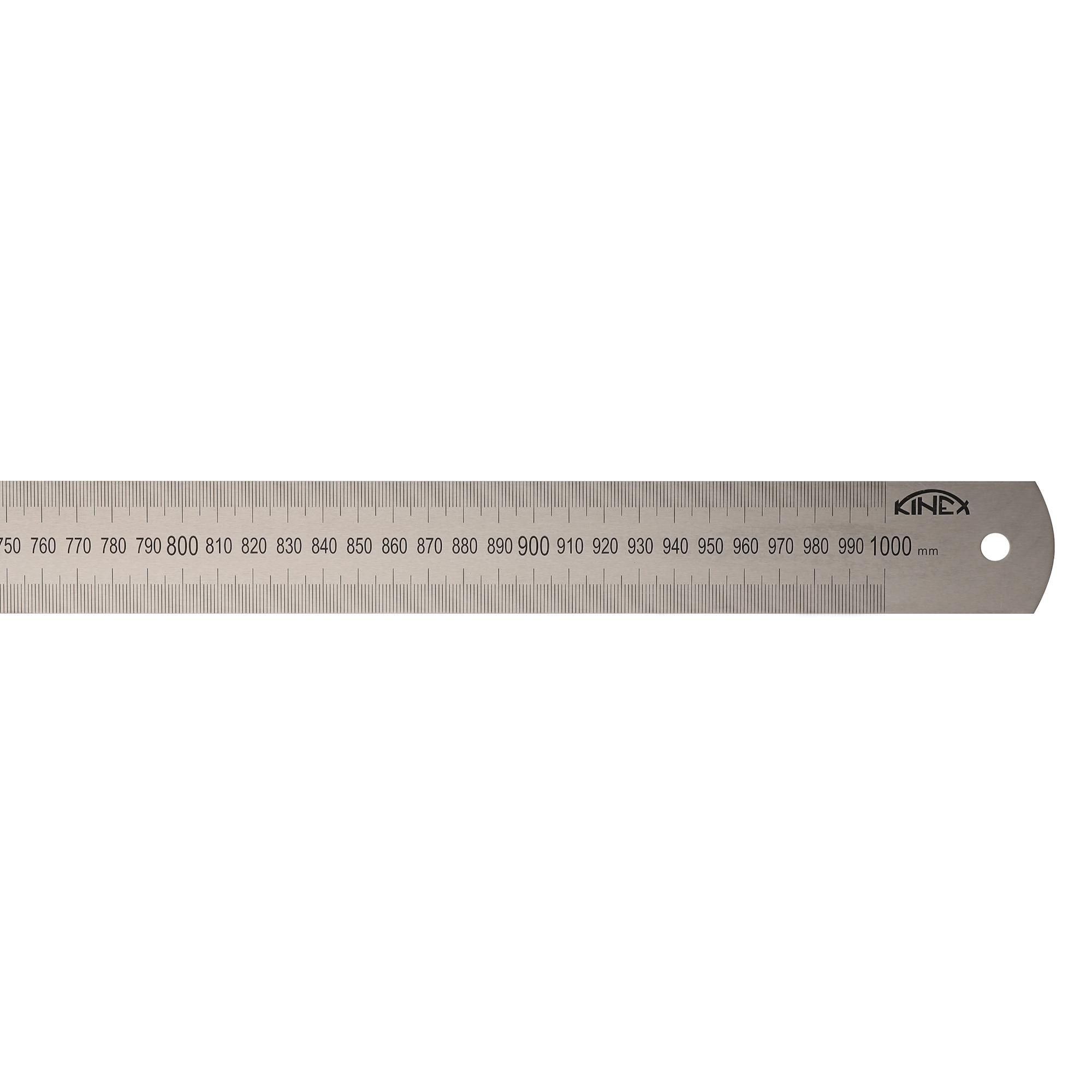Линейка Kinex K-met 1000х38х2,0мм Шкала 1,0мм 1024
