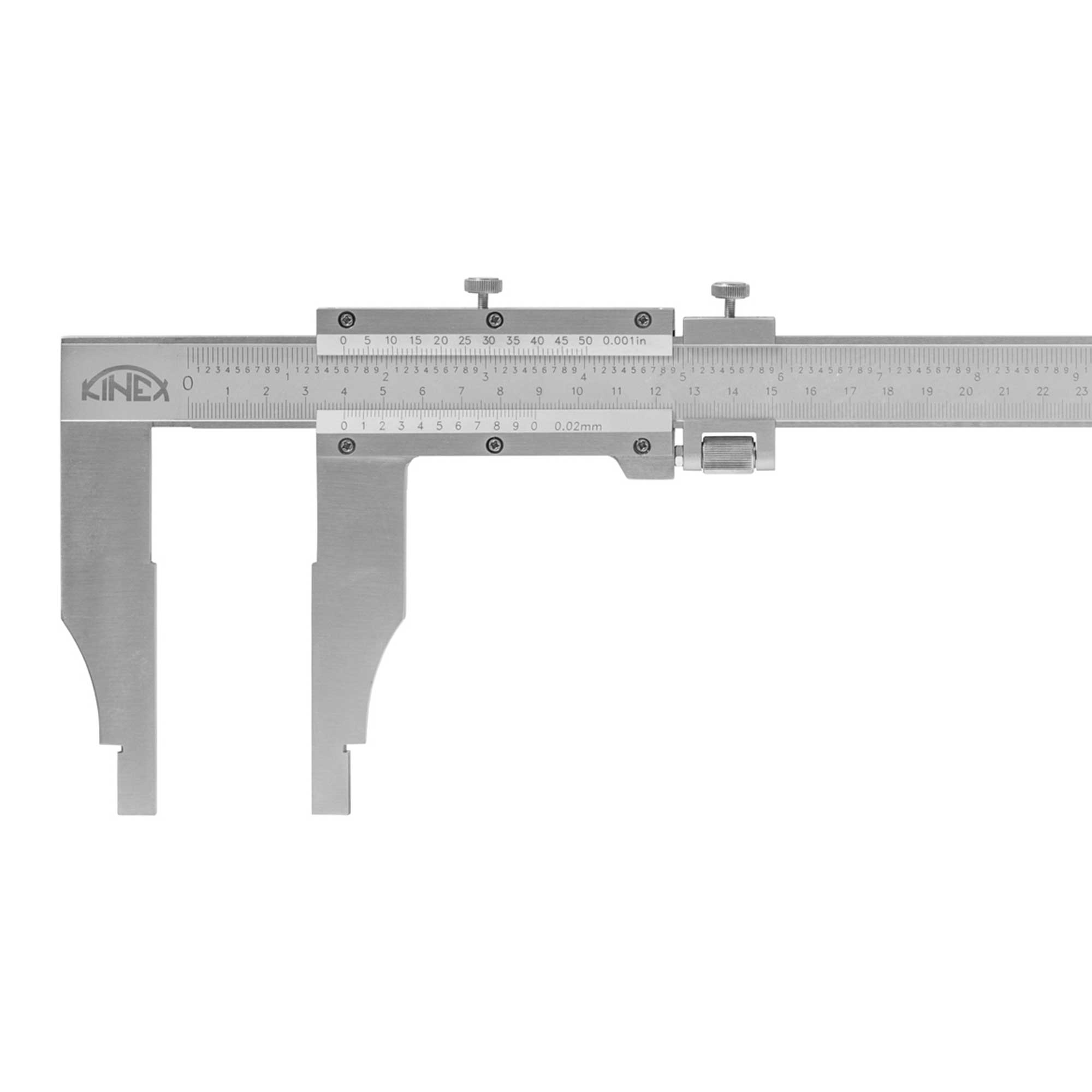 Штангенциркуль Kinex ШЦ-3-400/100мм 0,05мм+inch СSN251231 INOX 6015-08-040
