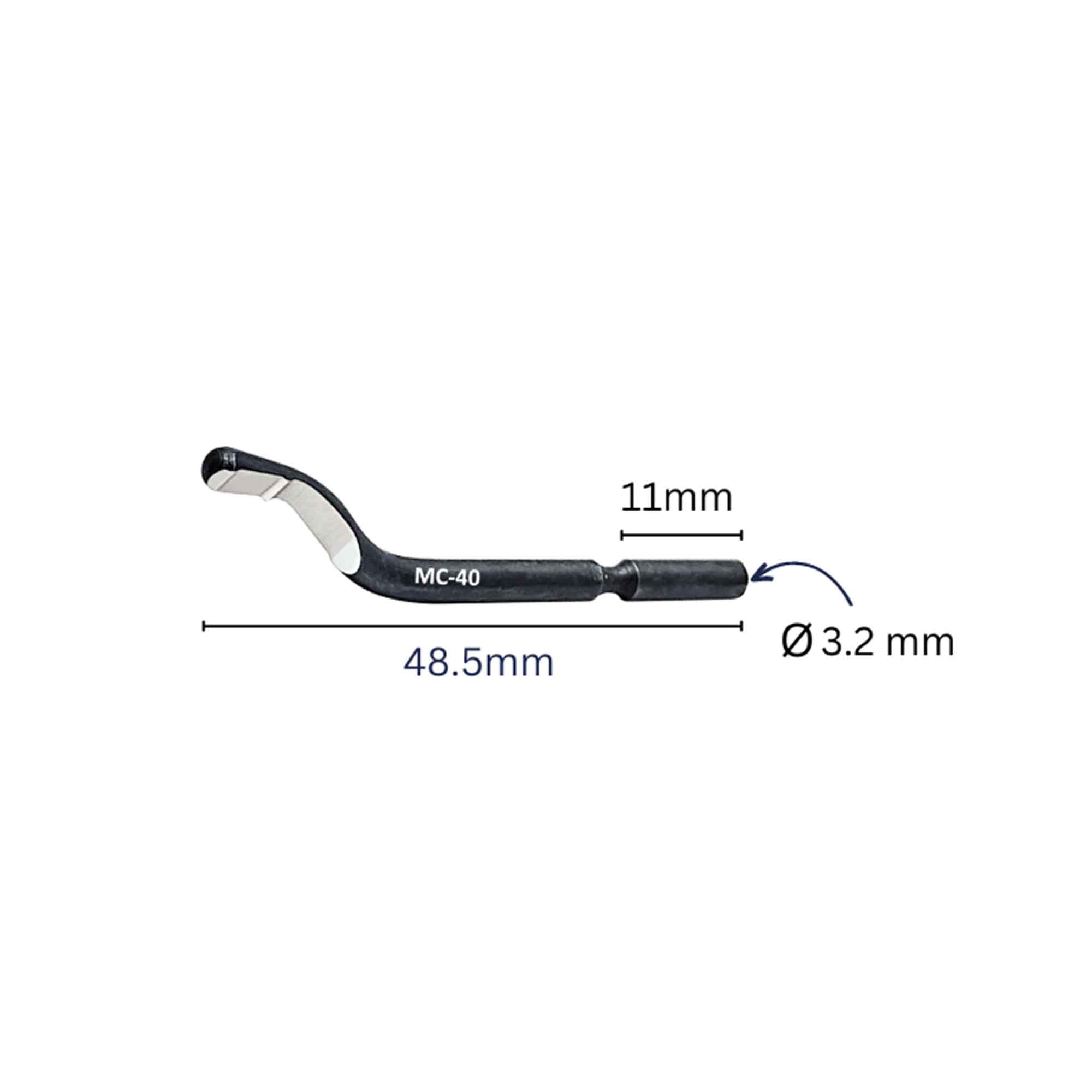 Лезвие для фаскоснимателя d.3,2мм MС-40 HSS Multi-Cutting CP GRATEX 22400