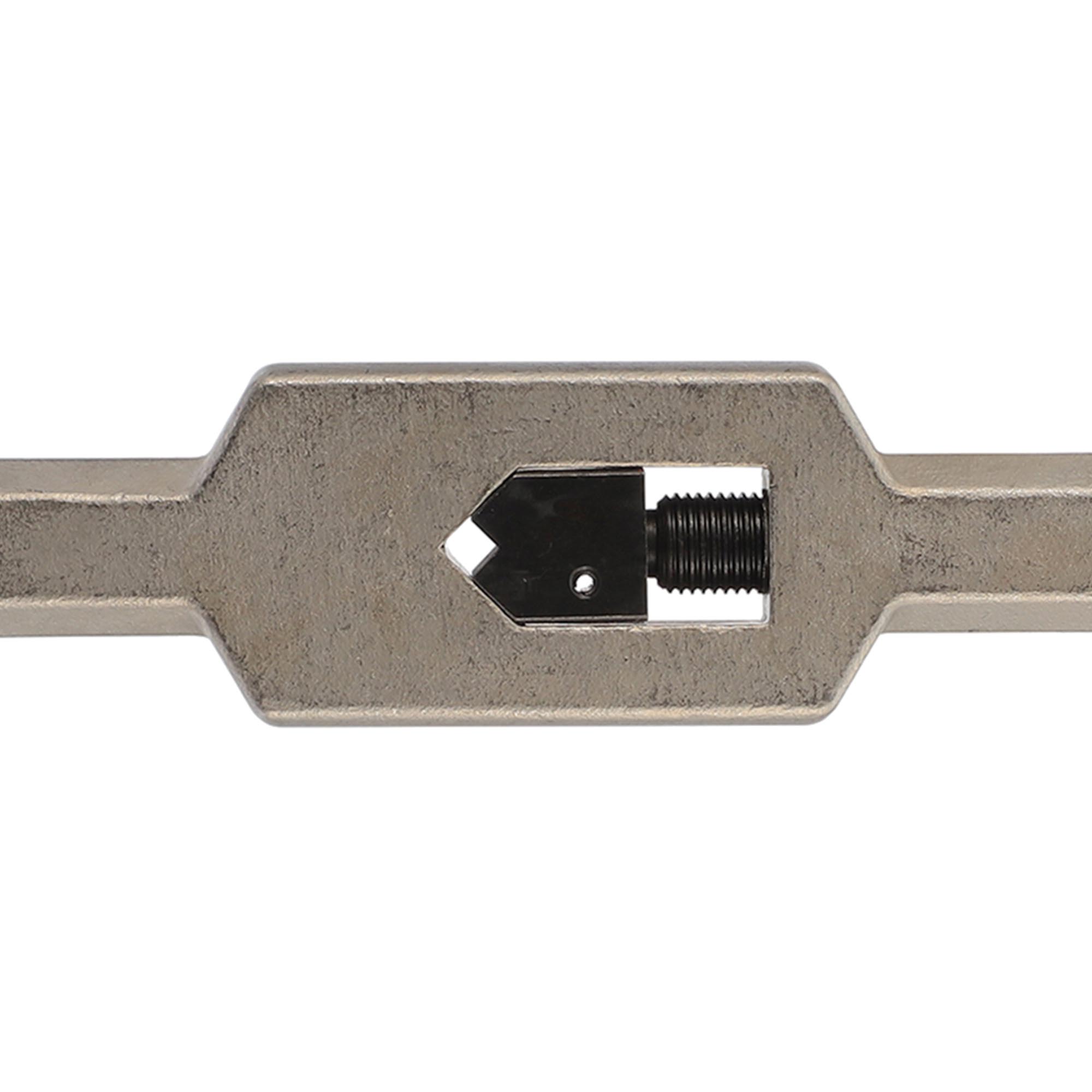 Метчикодержатель с уровнем H-Tools M12-M33 700мм DIN1814 INOX 08802080