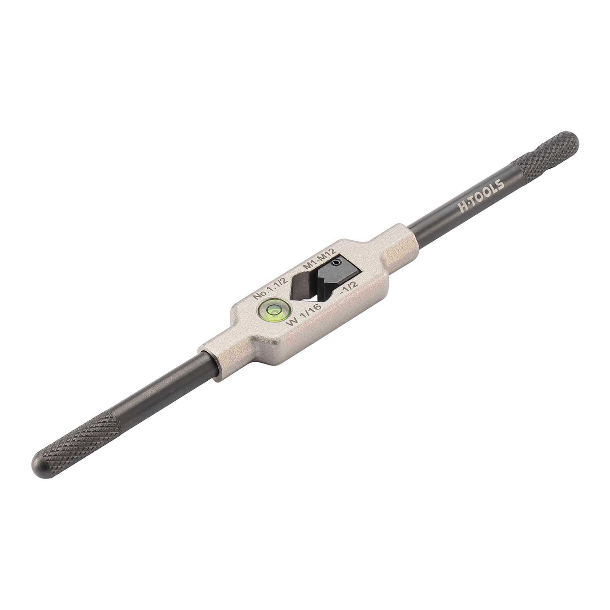 Метчикодержатель с уровнем H-Tools M1-M12 175мм DIN1814 INOX 08802040