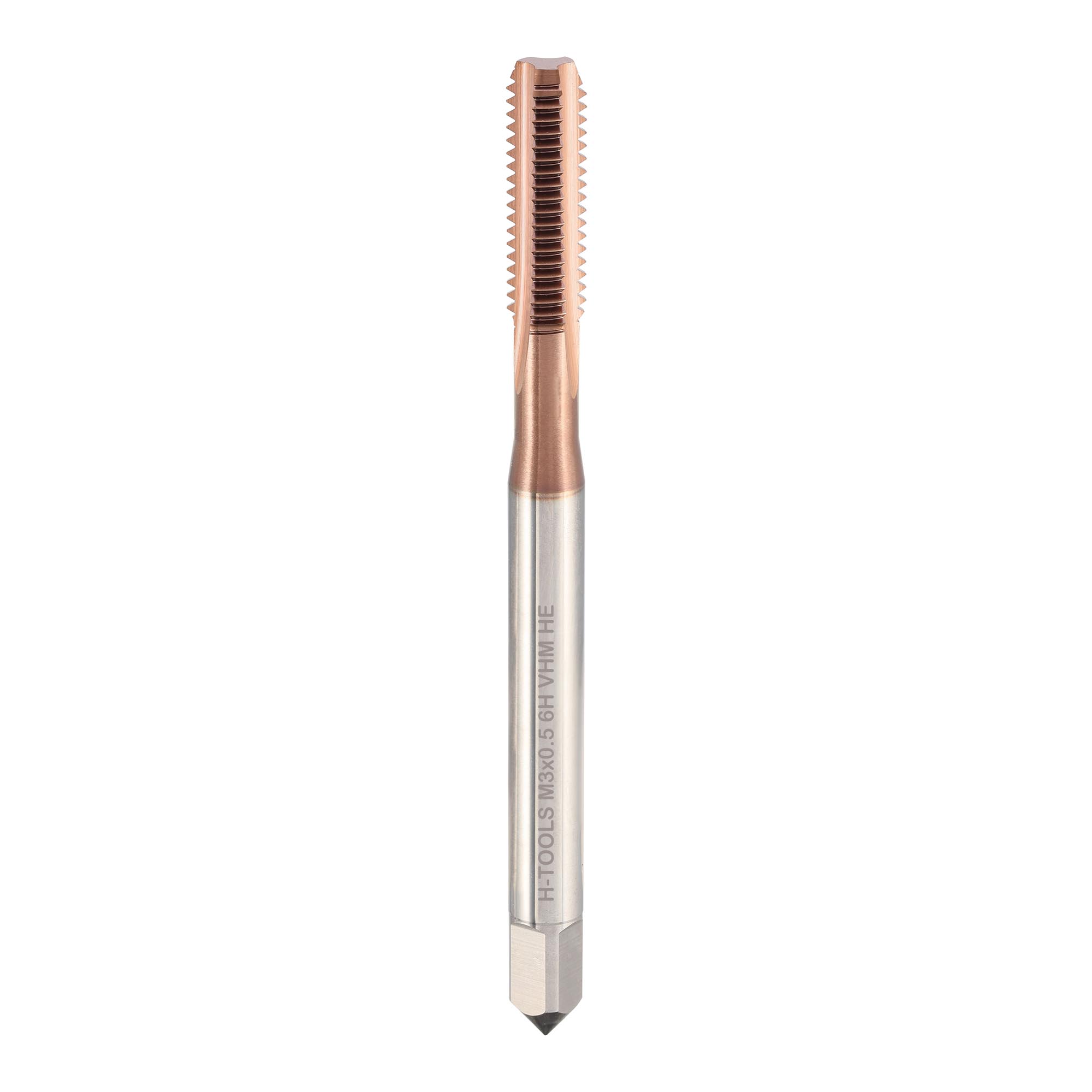 Метчик твердосплавный H-Tools М3х0,5 DIN371 VHM-HE HRC45 125F01-C9-0030