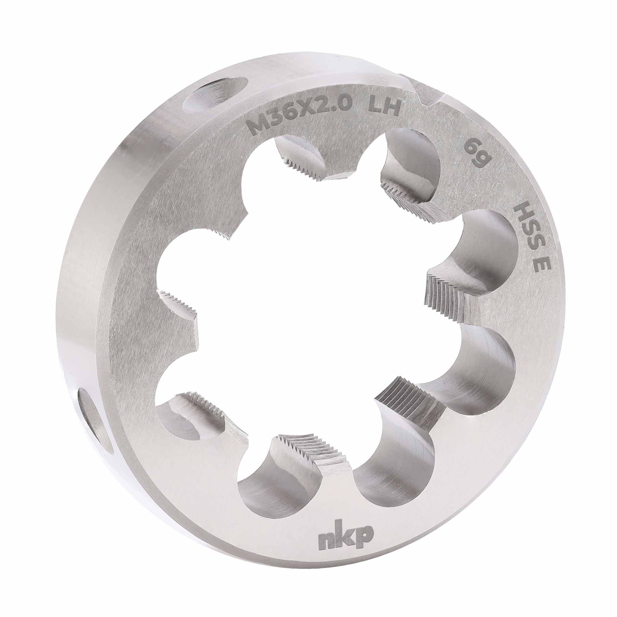 Плашка левая NKP М36х2,0 DINEN22568 HSSE 6g 65х18мм 294362N