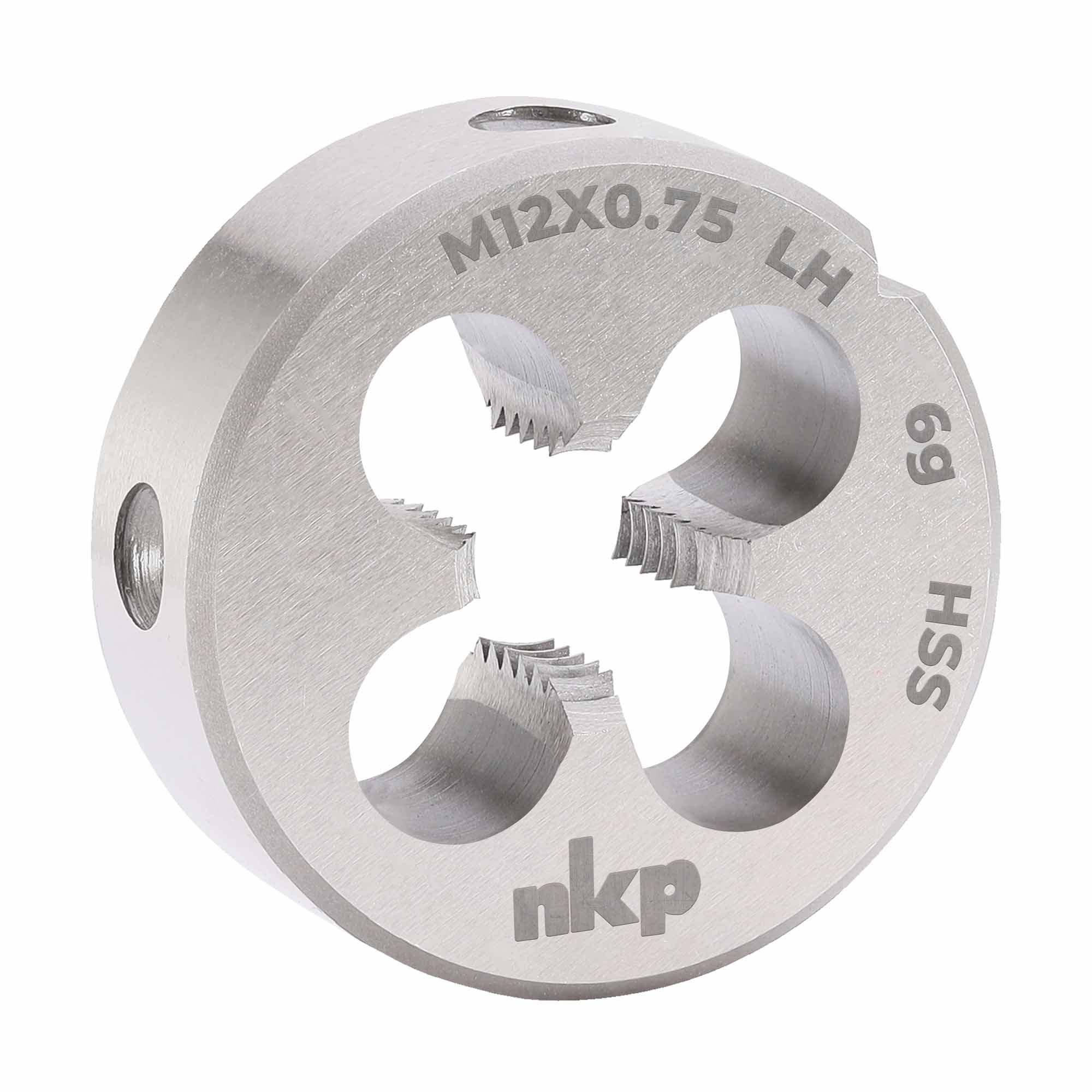 Плашка левая NKP М12х0,75 DINEN22568 HSS 6g 38х10мм 250124N
