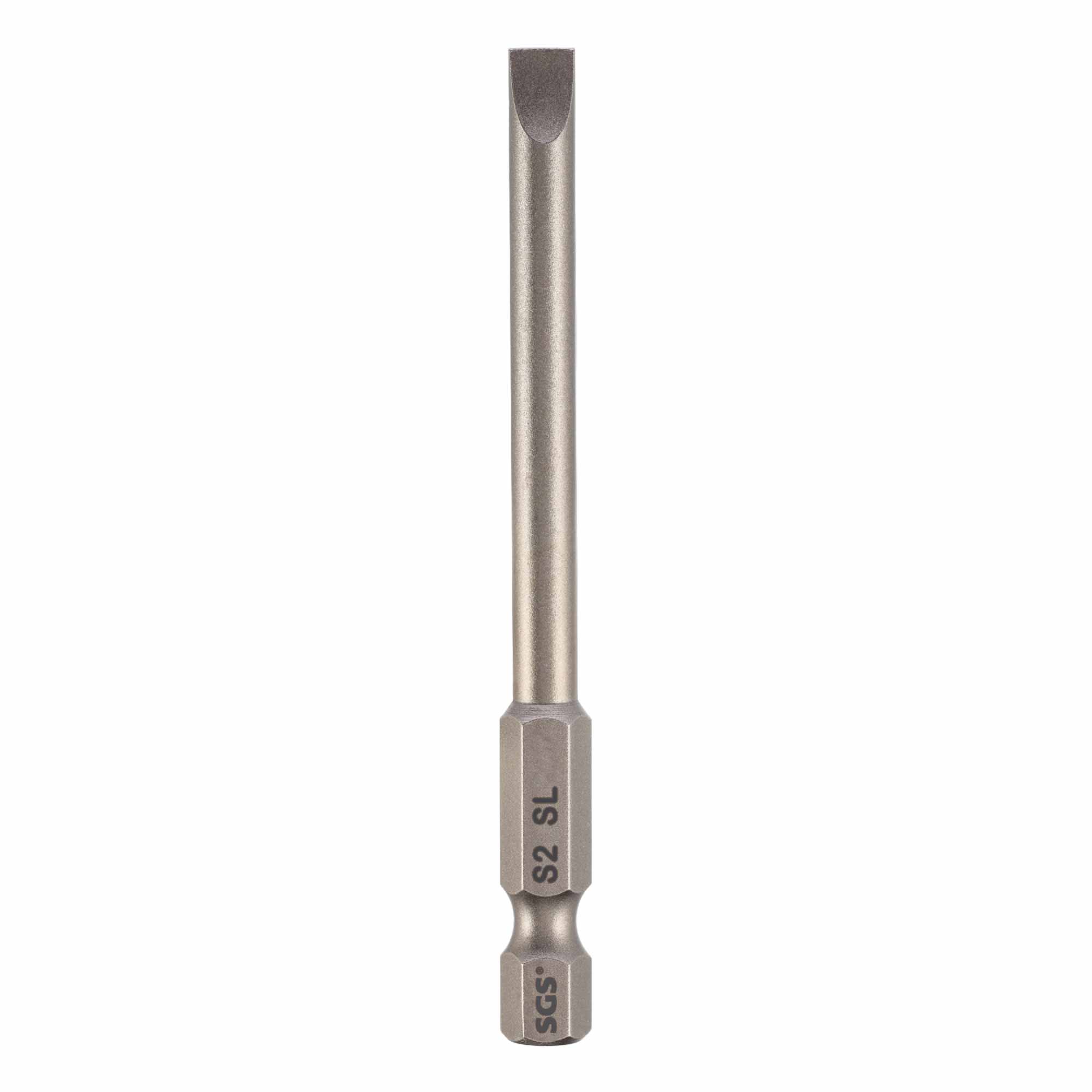 Бита шлицевая SGS SL2,5x0,4х50мм S2 5шт 6350-SL2.5-5