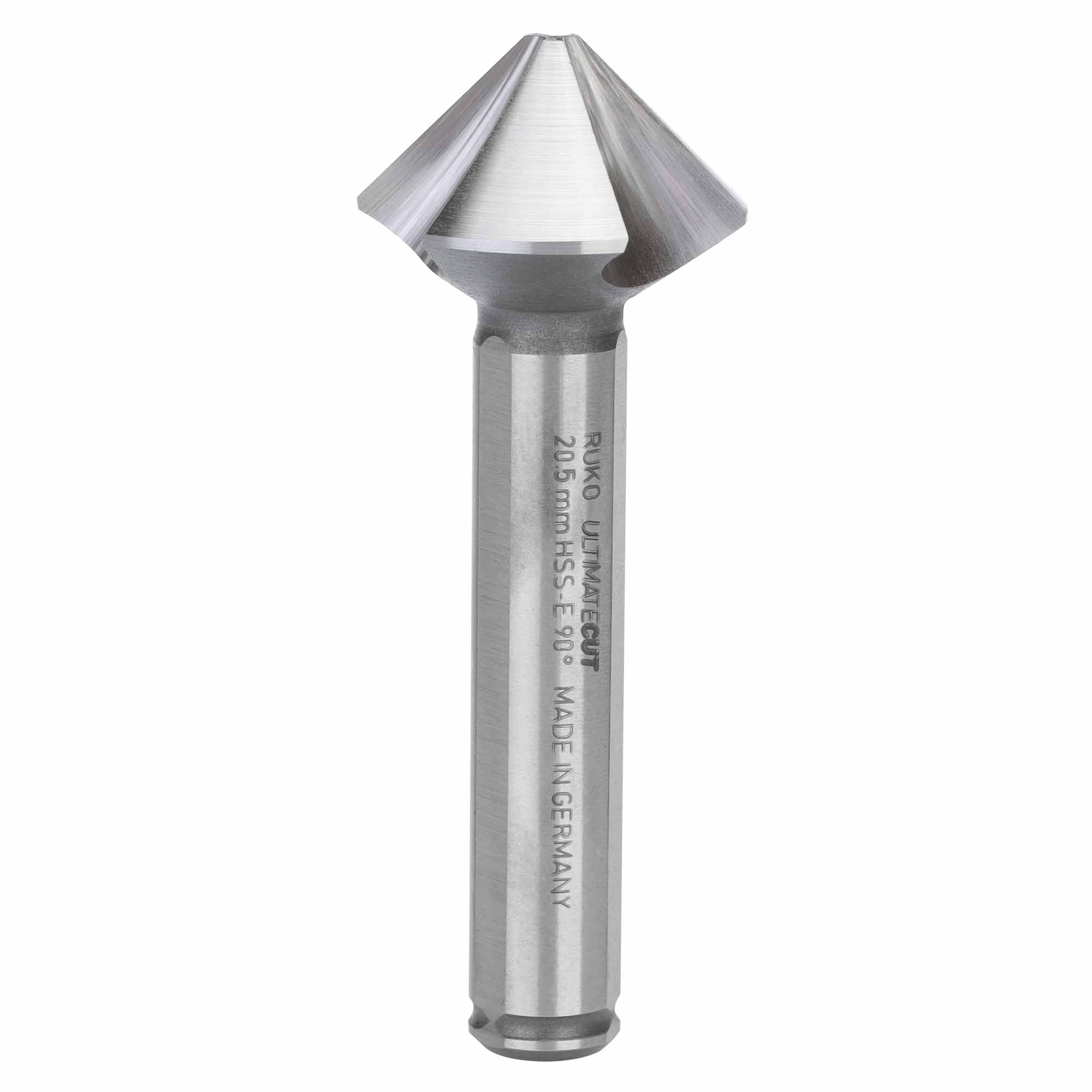 Зенковка по металлу Ruko UltimateCut 90° 20,5мм HSSE-Co5 3z DIN335C L63мм d10мм 102781E