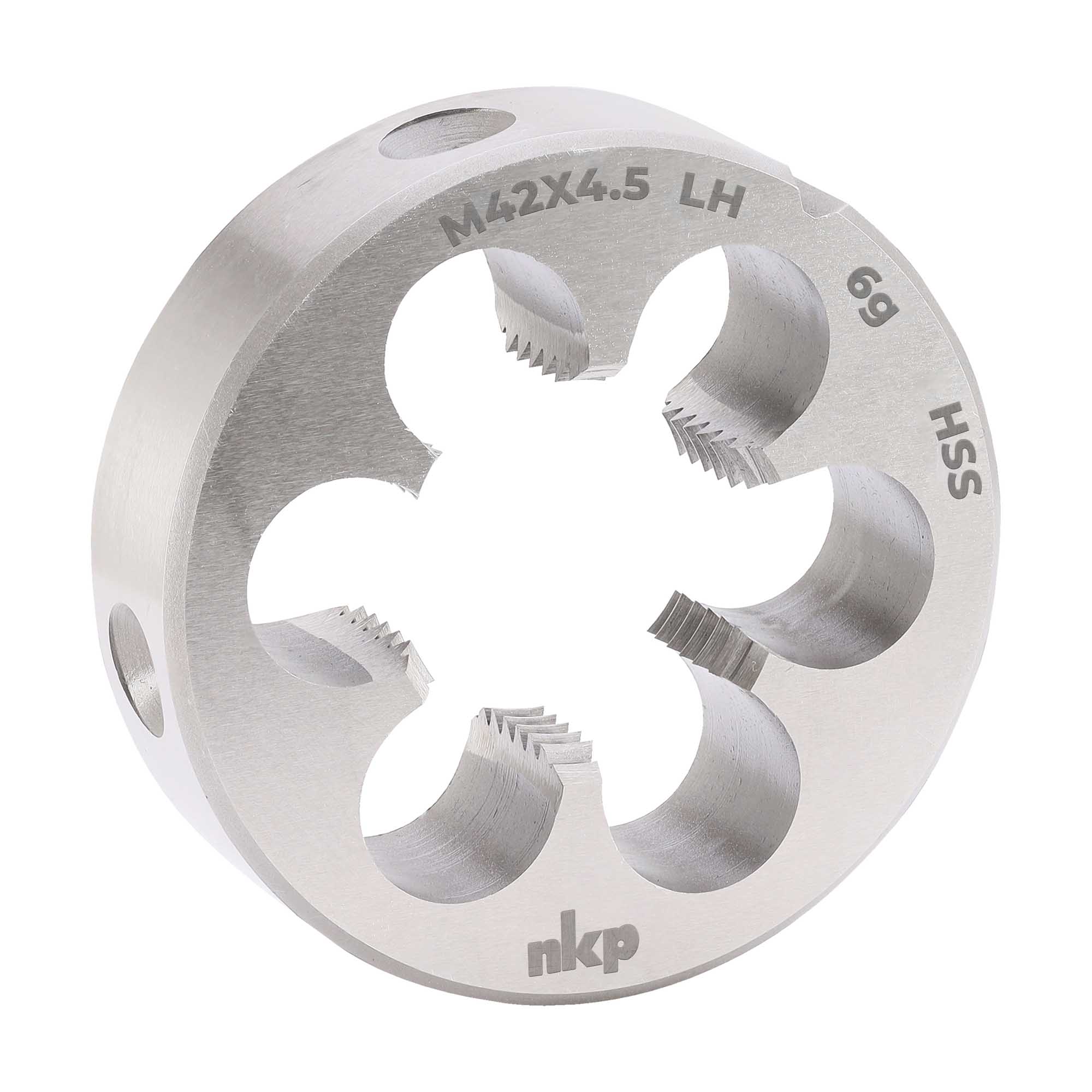 Плашка левая NKP М42х4,5 DINEN22568 HSS 6g 75х30мм 250420N