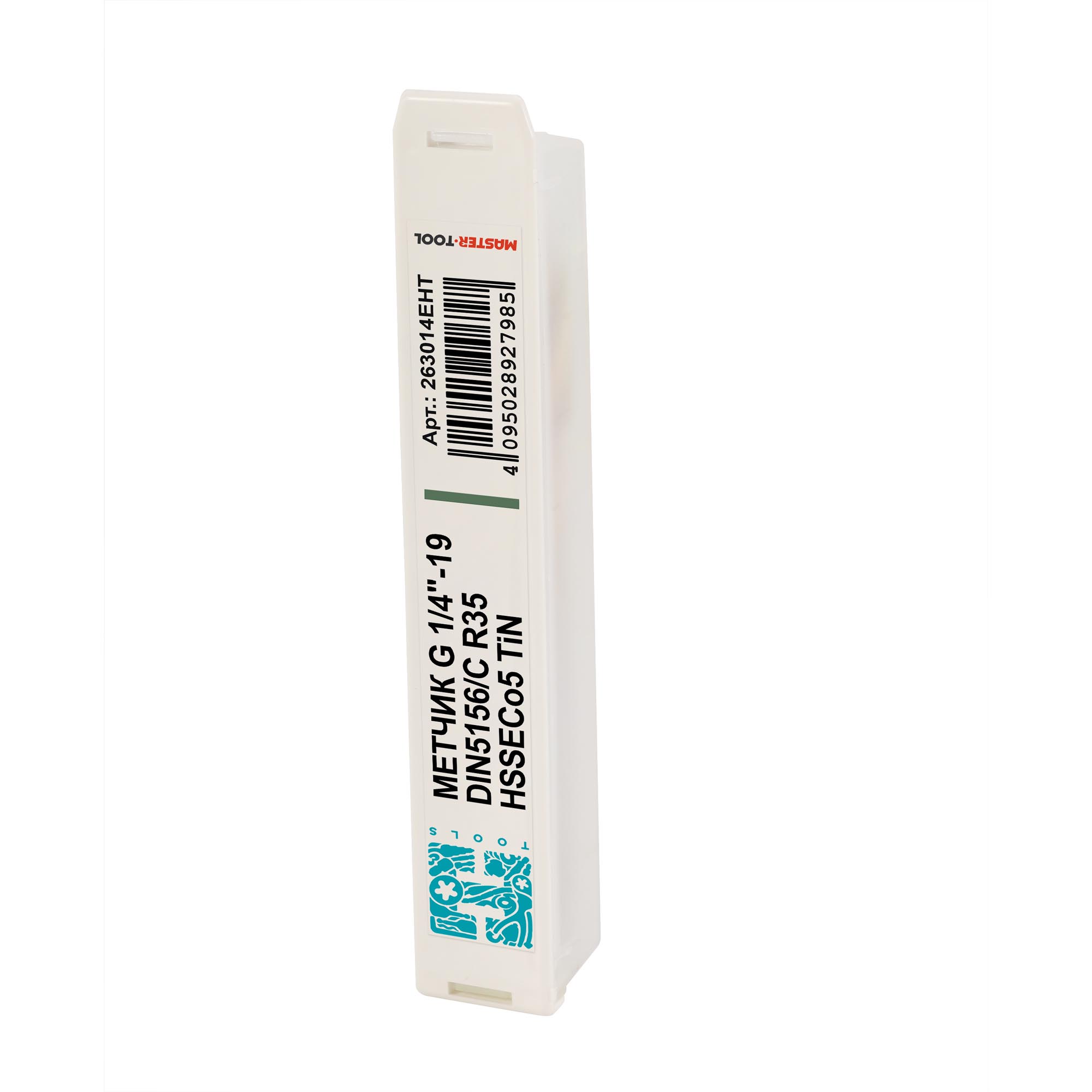 Метчик винтовой машинный H-Tools G1/4"-19 DIN5156 HSSE TiN 263014EHT
