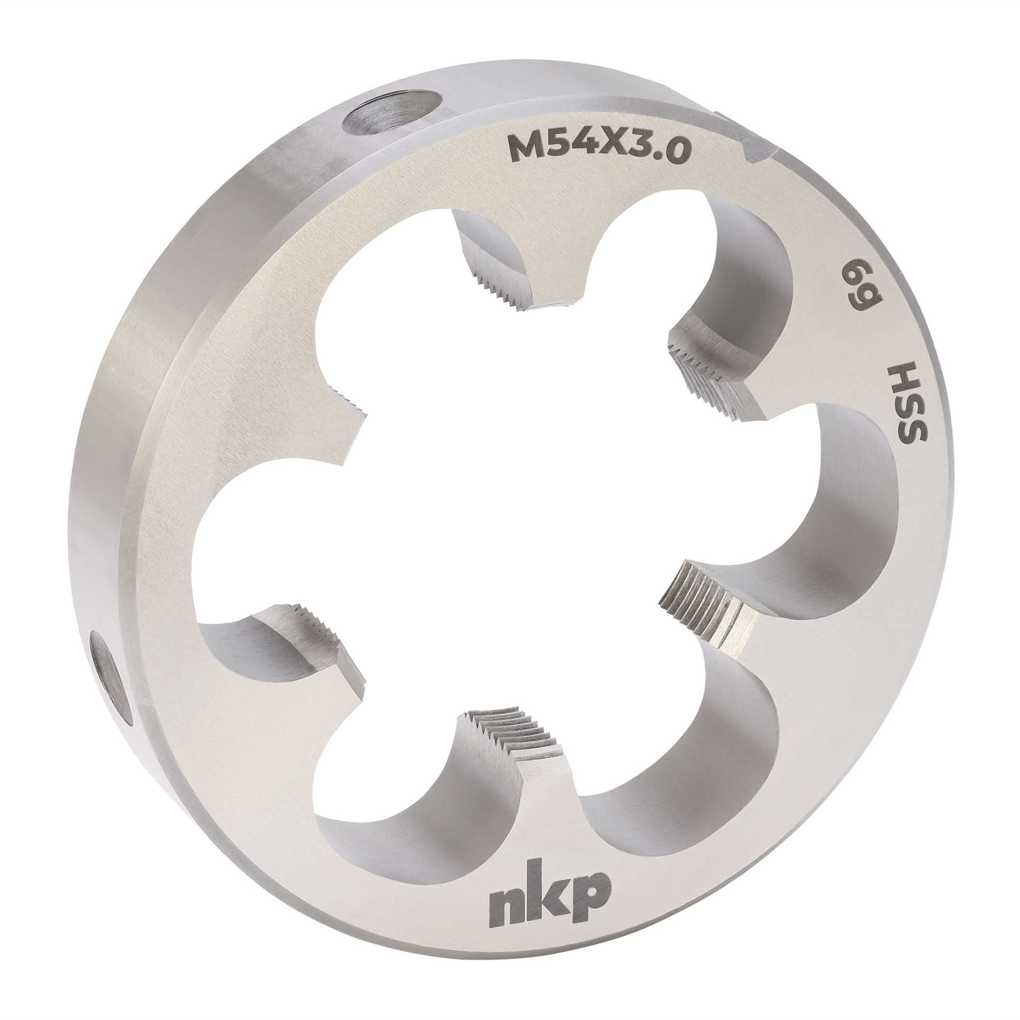 Плашка NKP М54х3,0 DINEN22568 HSS 6g 105х36мм 240543N