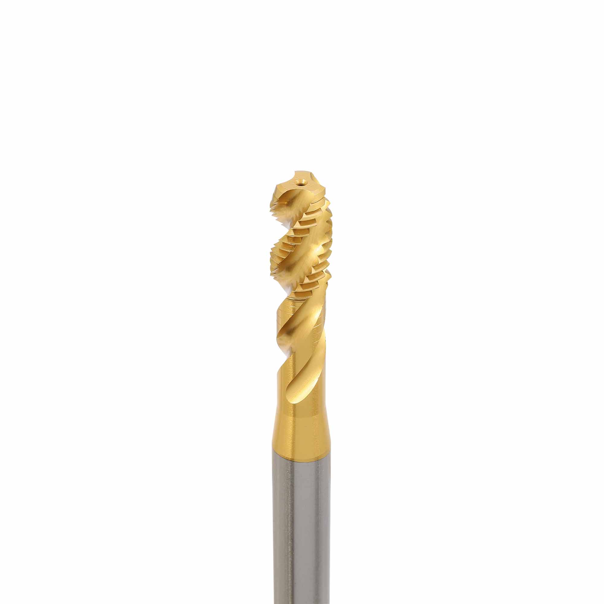 Метчик машинный удлиненный H-Tools М8х1,25 HSSE-TiN 6h C/2-3P R45 180мм 32184THT