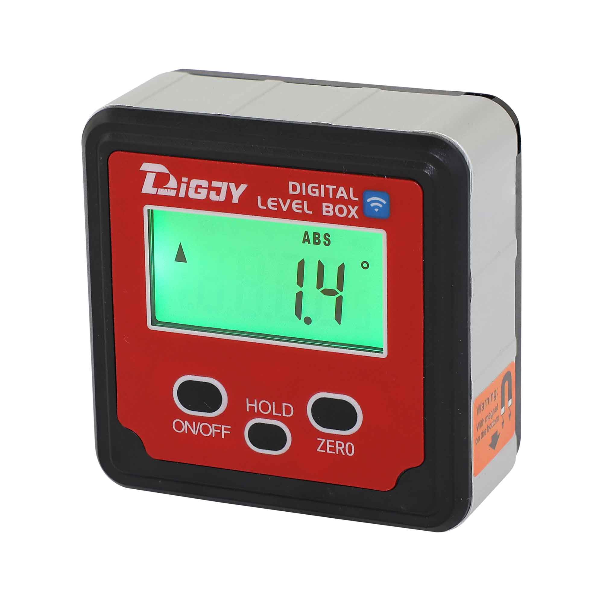 Уровень электронный магнитный DIGJY 60x60мм 0,1° Bluetooth 82412SB-00B