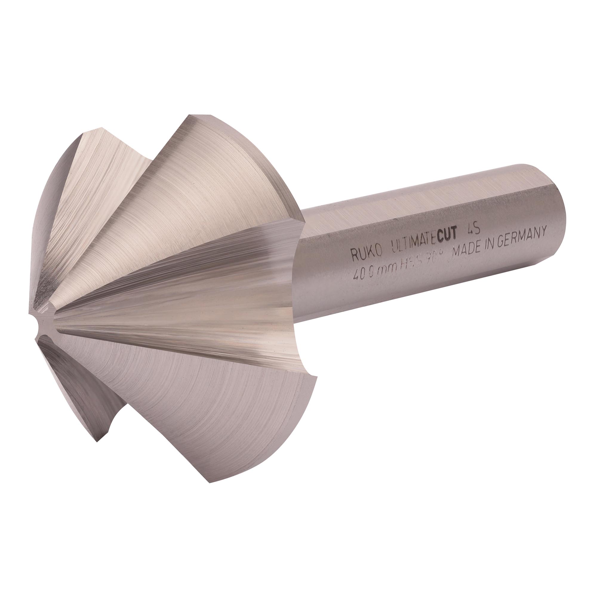 Зенковка по металлу Ruko UltimateCut 4S 90° 40,0мм HSS-G 4z DIN335C L80мм d12мм 102894