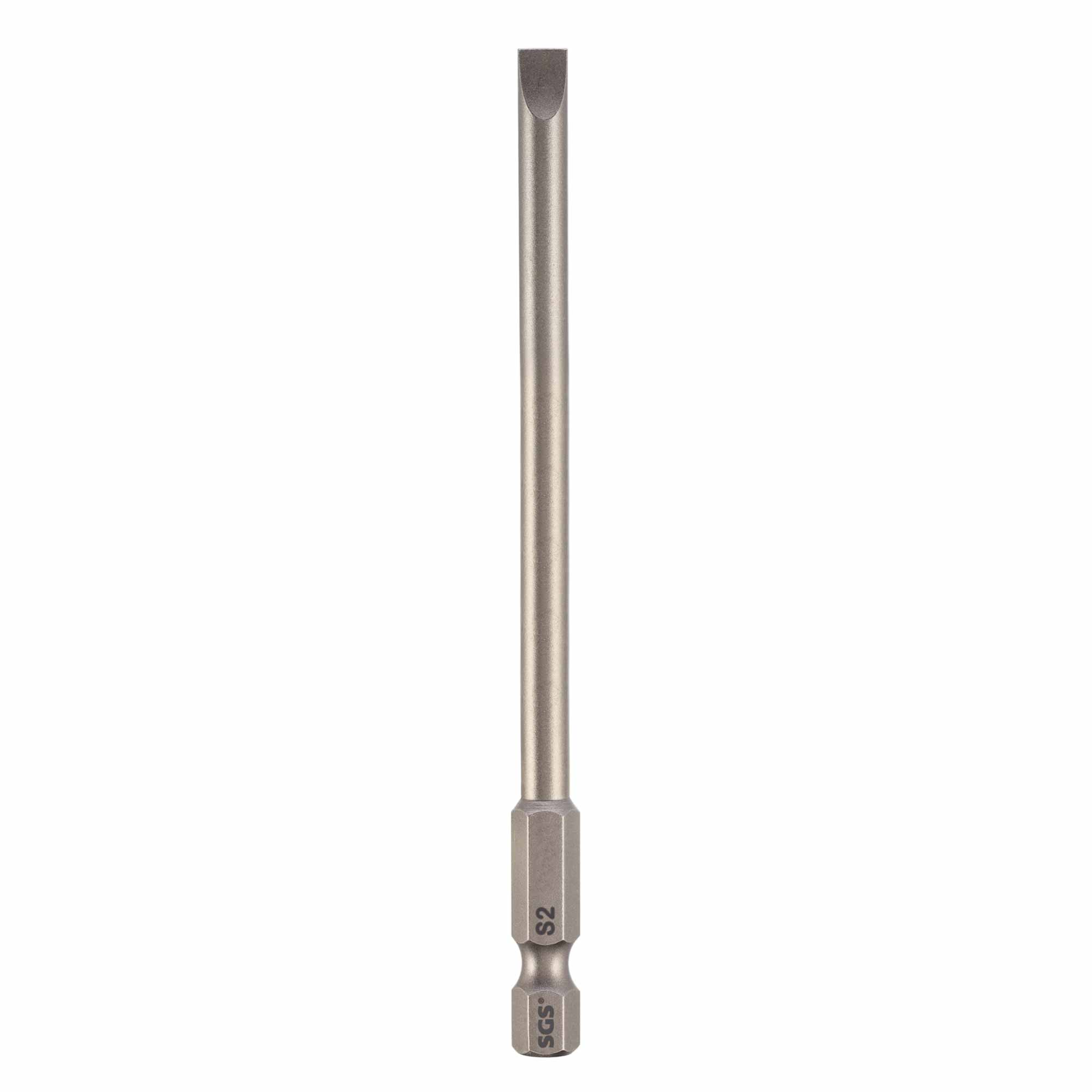 Бита шлицевая SGS SL3,0x0,4х110мм S2 1шт 63110-SL3.0
