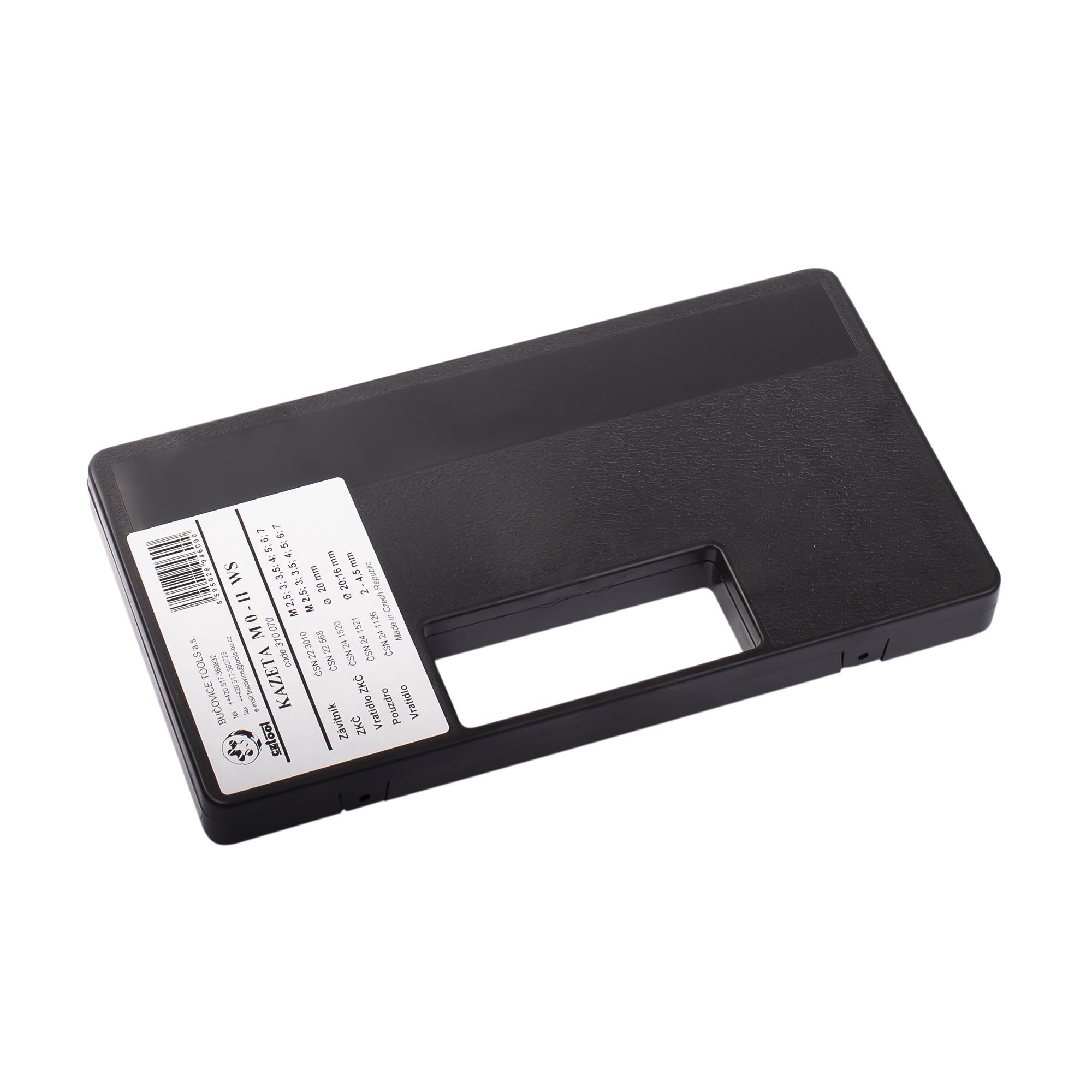 Набор метчиков и плашек Bucovice Tools M2,5-M7 HSS 31пр 340070