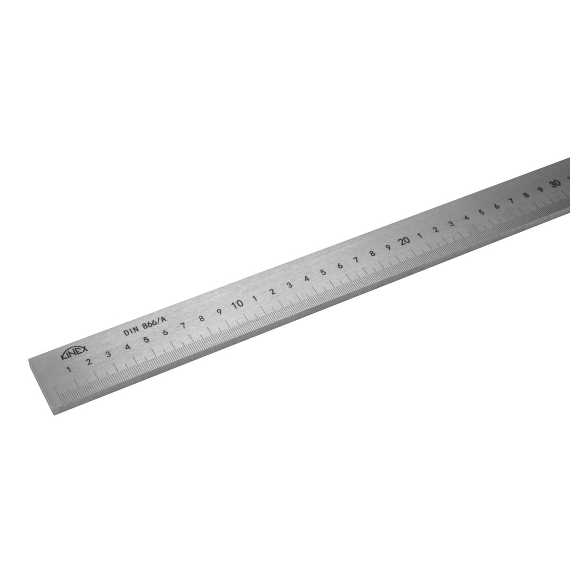 Линейка толстая Kinex K-met 2000х50х10мм DIN866A Шкала 1,0мм 1001-02-200