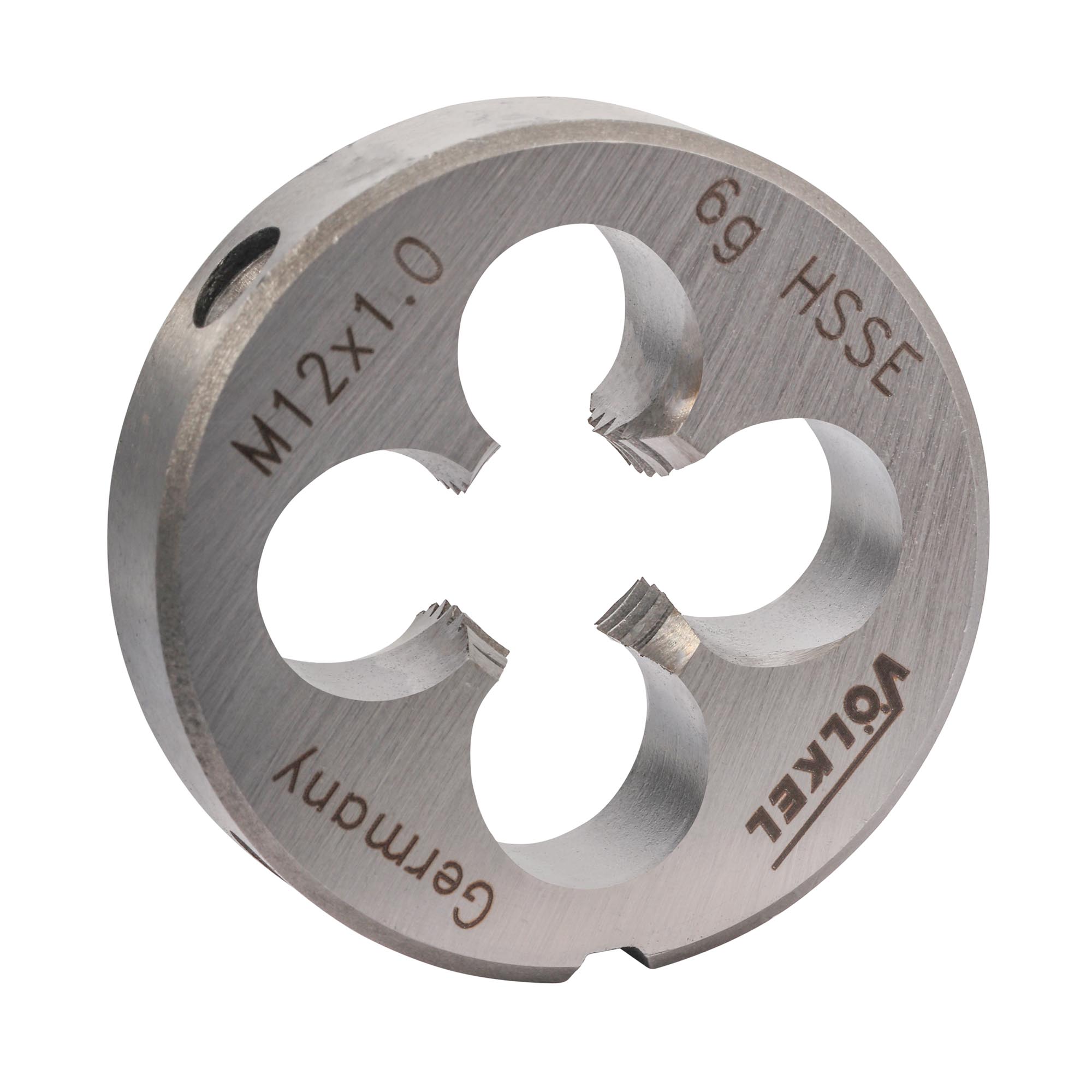 Плашка Volkel М12х1,0 HSSE DIN EN 22568 6g 38х10мм V56444
