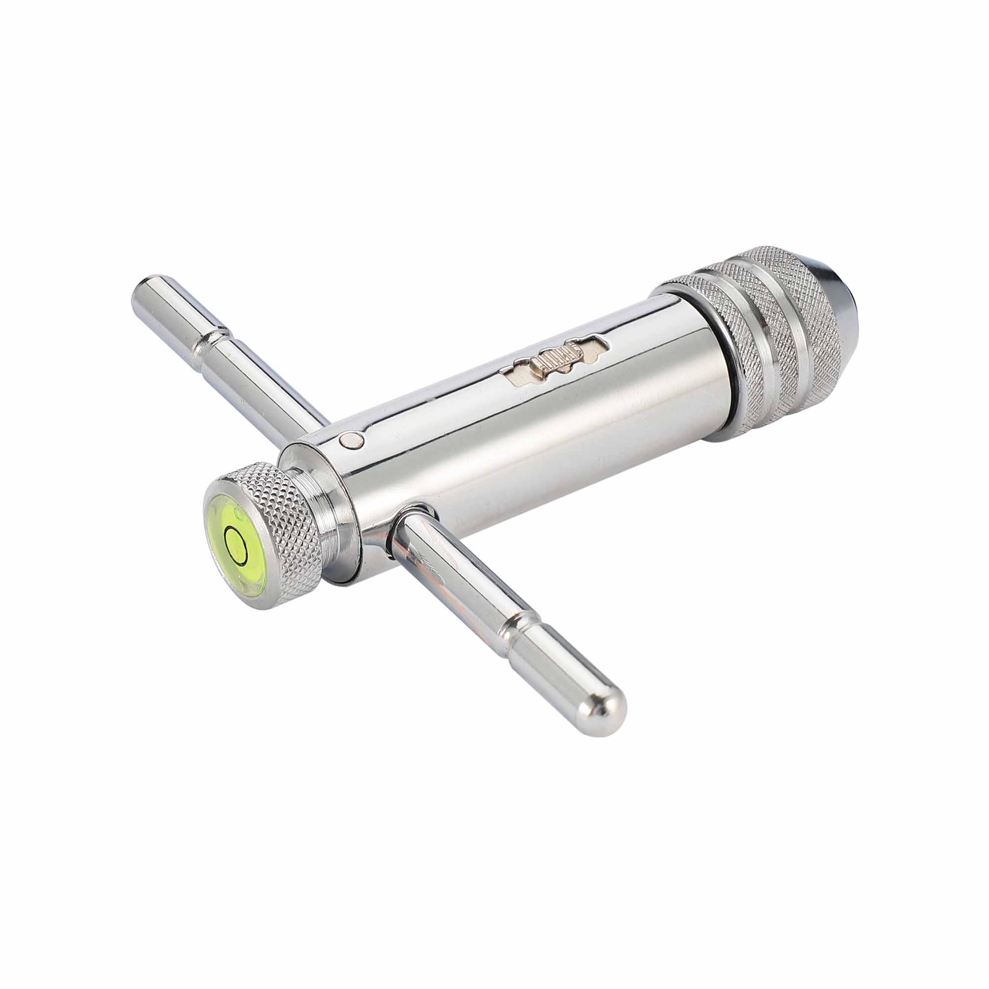 Метчикодержатель с трещоткой и уровнем MASTER-TOOL M5-M12 100мм 1040502010045