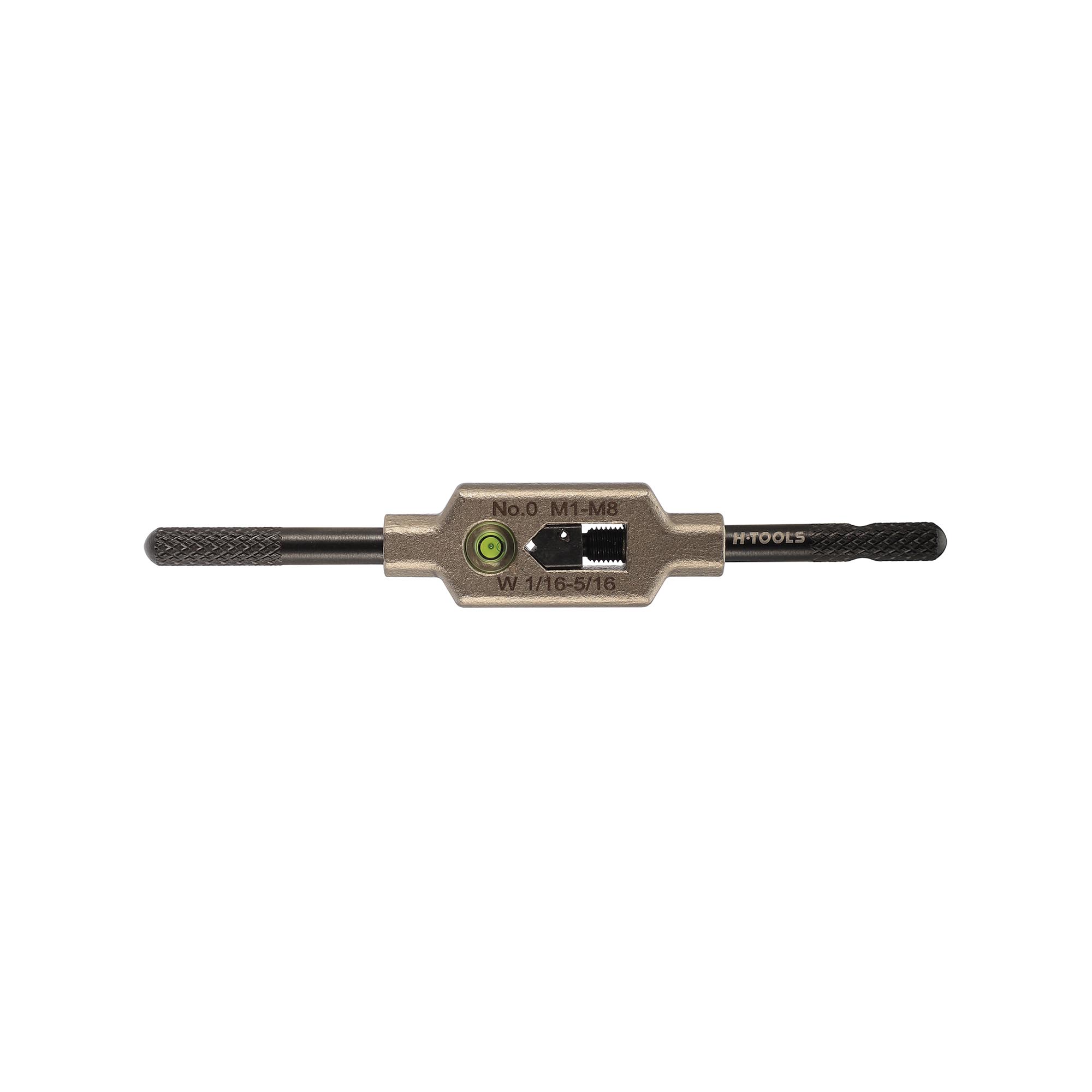 Метчикодержатель с уровнем H-Tools M1-M8 125мм DIN1814 INOX 08802020