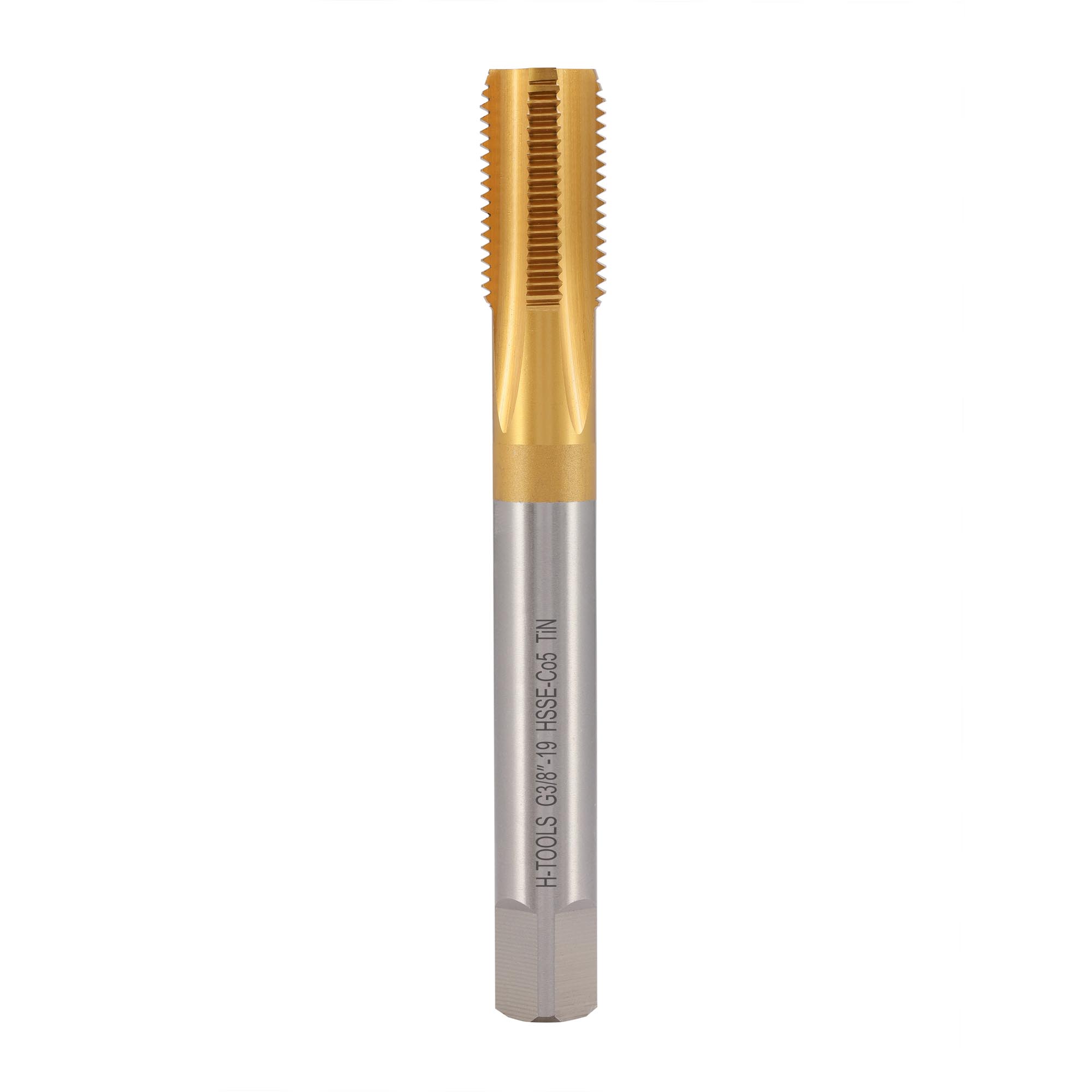 Метчик машинный H-Tools G3/8"-19 DIN5156 HSSE TiN 262038EHT
