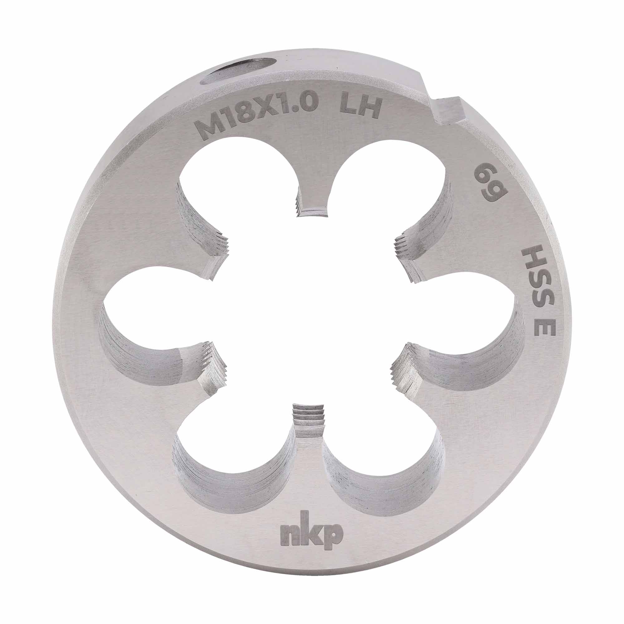 Плашка левая NKP М18х1,0 DINEN22568 HSSE 6g 45х14мм 294185N