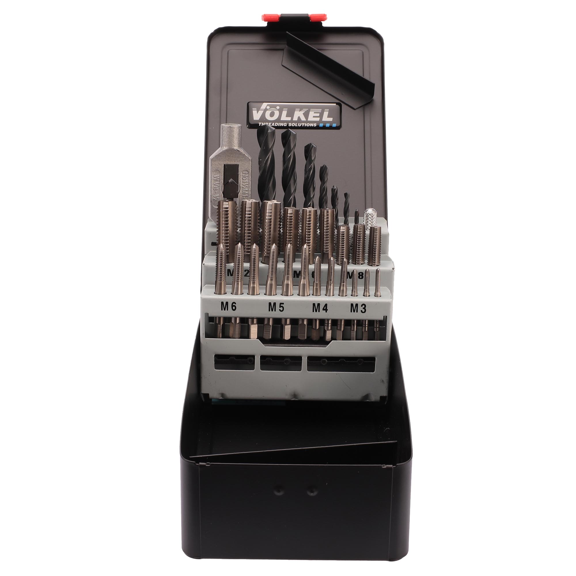 Набор комплектных метчиков Volkel M3-M12 HSS-G DIN352 29пр 49510