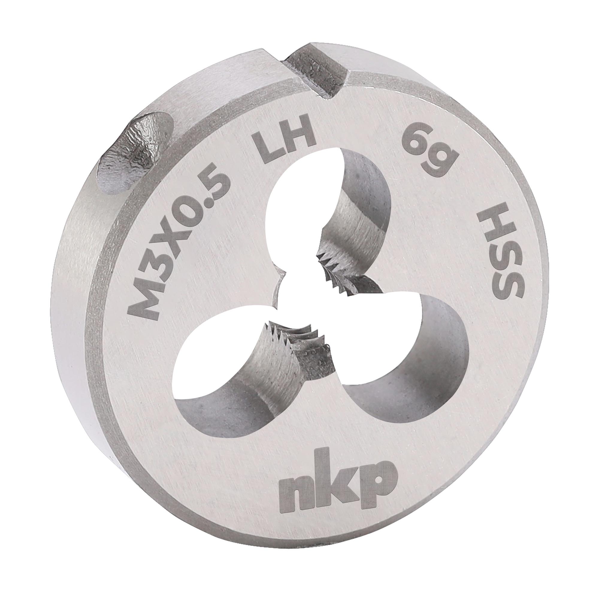 Плашка левая NKP М3х0,5 DINEN22568 HSS 6g 20х5мм 250030N