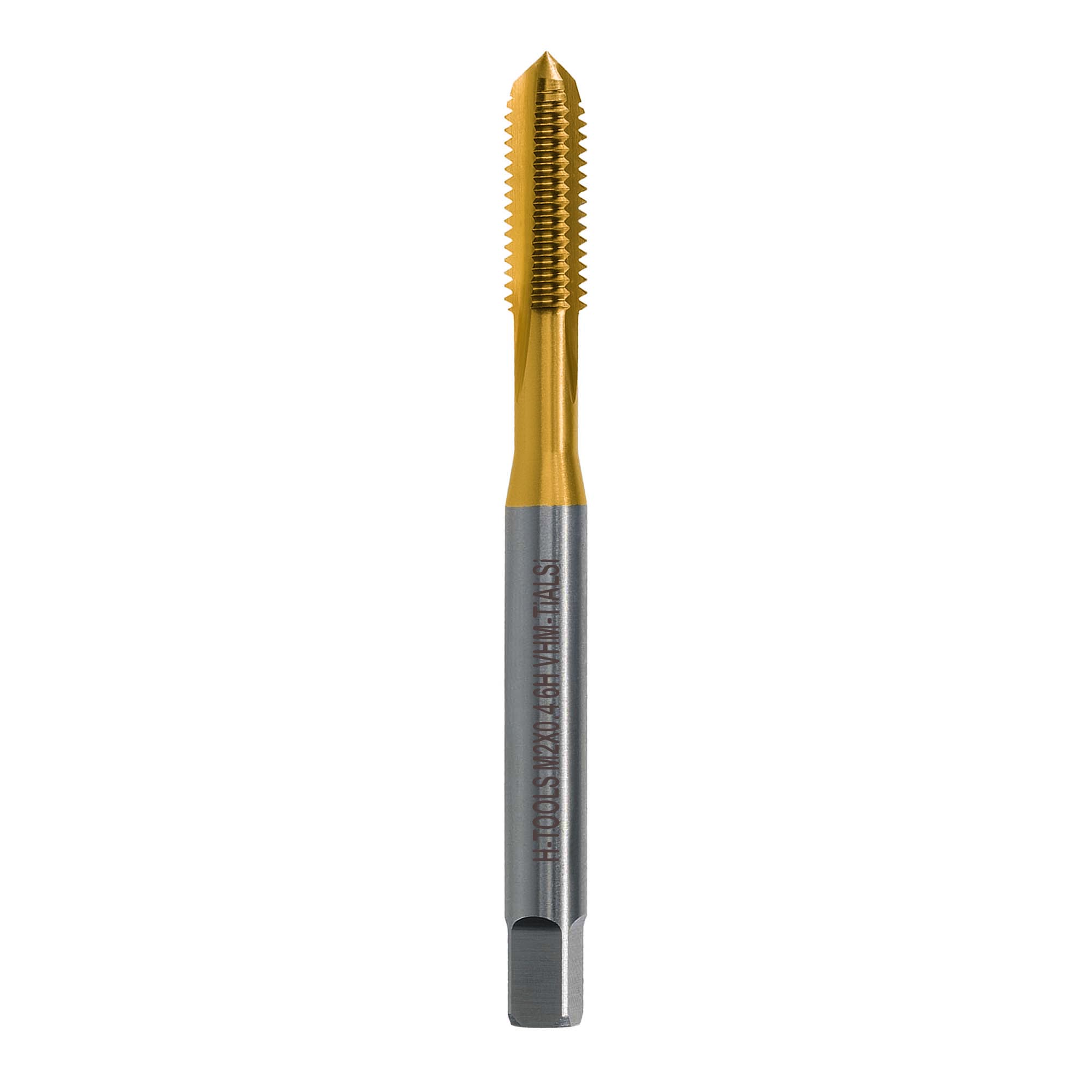 Метчик твердосплавный H-Tools М2х0,4 DIN371 VHM-HE HRC45 125F01-C9-0020