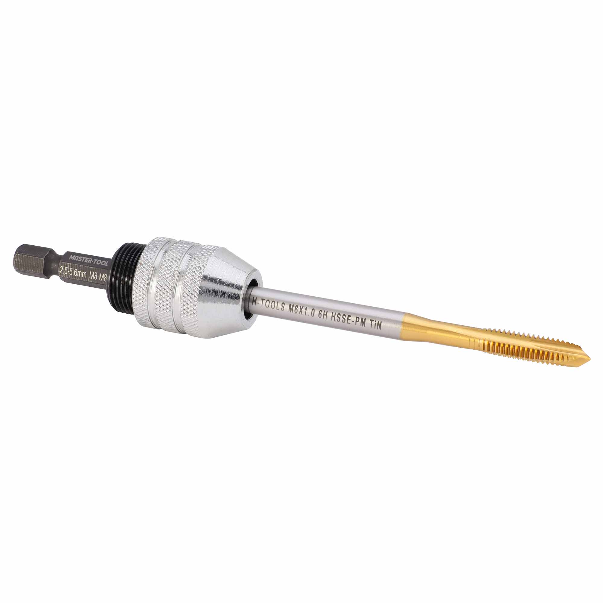 Метчикодержатель для шуруповерта MASTER-TOOL M3-M8 (2,5-5,6мм) 1040801010002