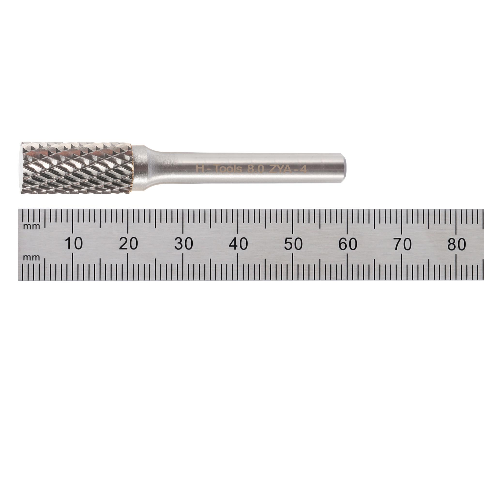 Бор-фреза твердосплавная H-Tools A(ZYA) 8,0x20x60x6мм HM 116011HT