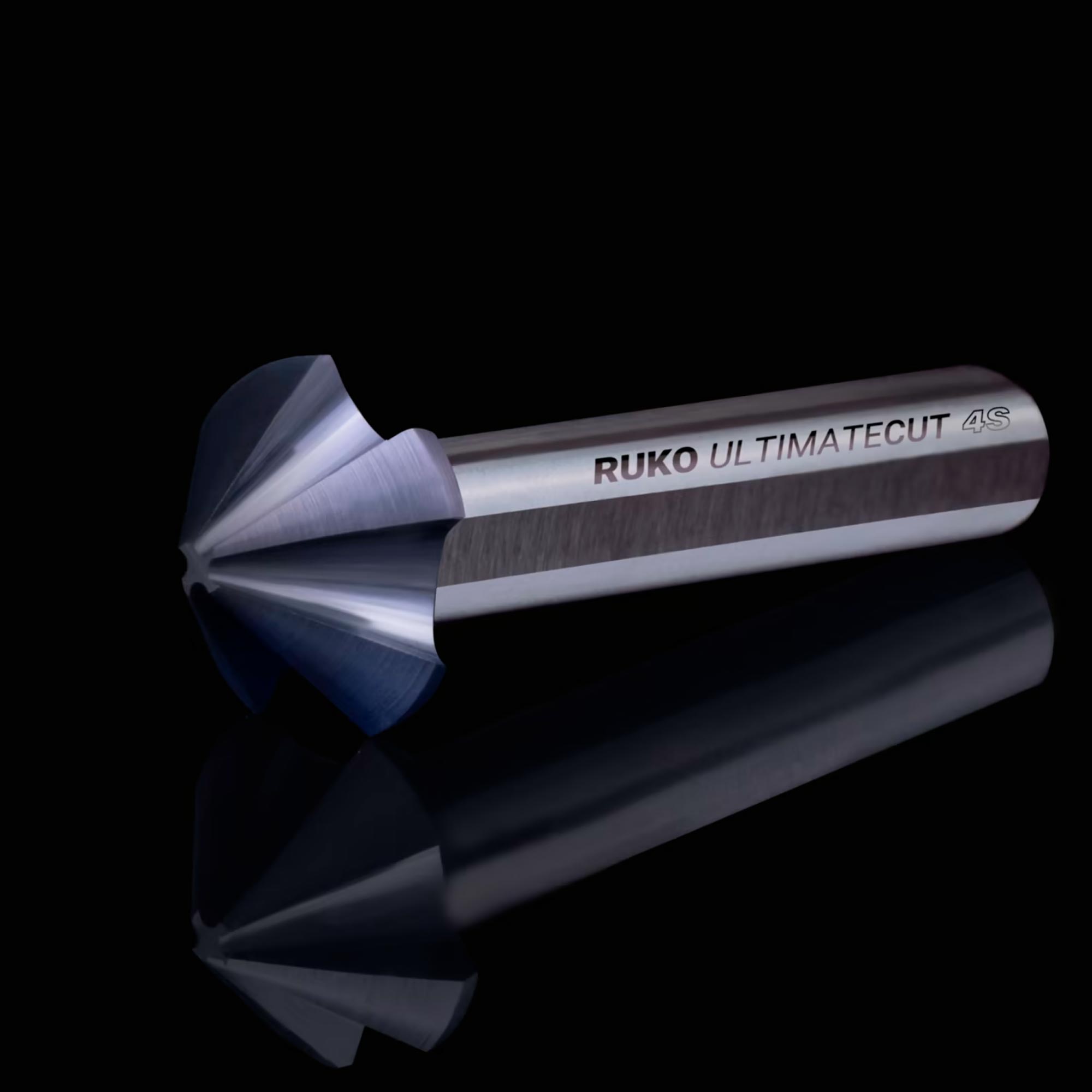 Зенковка по металлу Ruko UltimateCut 4S 90° 19,0мм HSS-G RunaTec 4z DIN335C L63мм d10мм 102880P