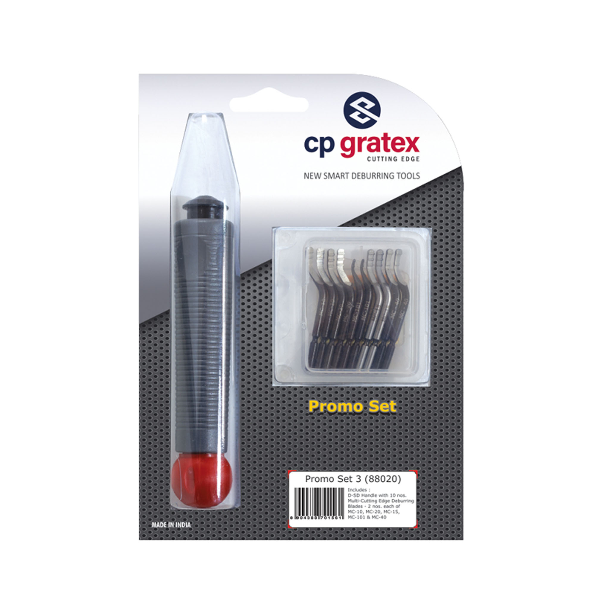 Фаскосниматель 3,2мм Type-MC SoftGrip Promo Set 3 CP GRATEX 88020
