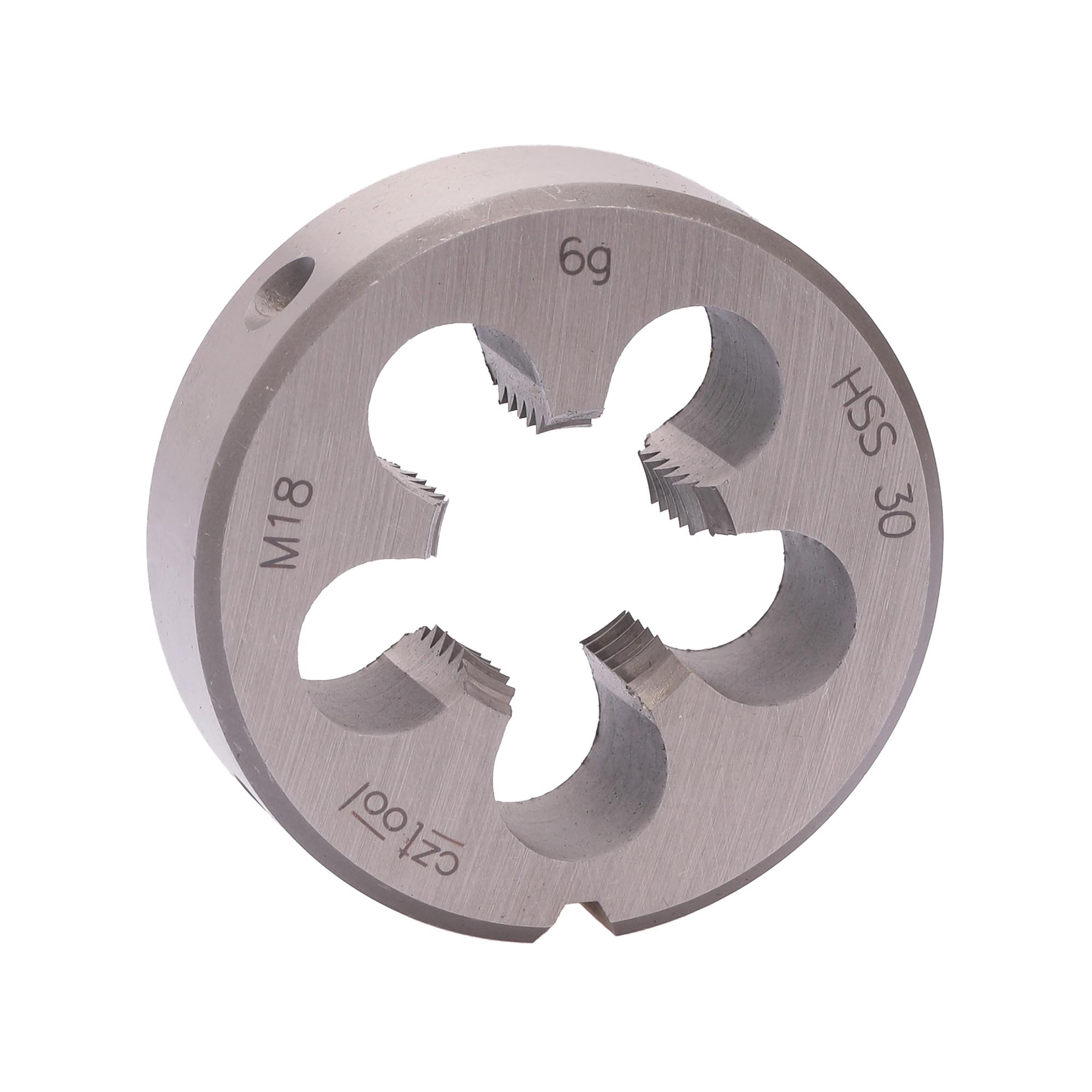 Плашка Bucovice Tools М18х2,5 HSS DIN EN 22568 6g 45х18мм 240180