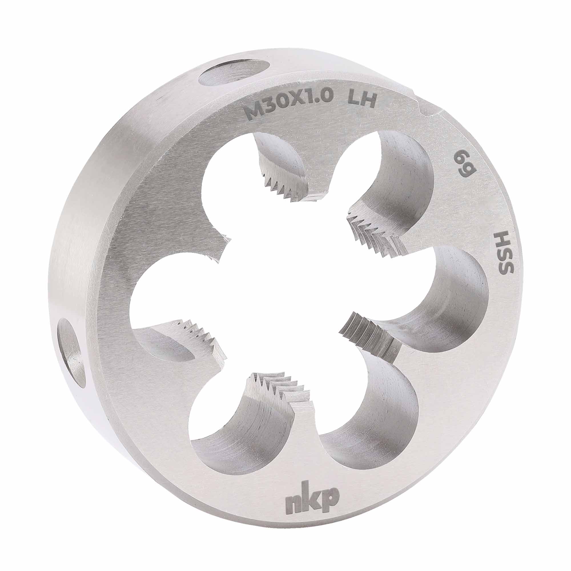 Плашка левая NKP М30х1,0 DINEN22568 HSS 6g 65х18мм 250304N
