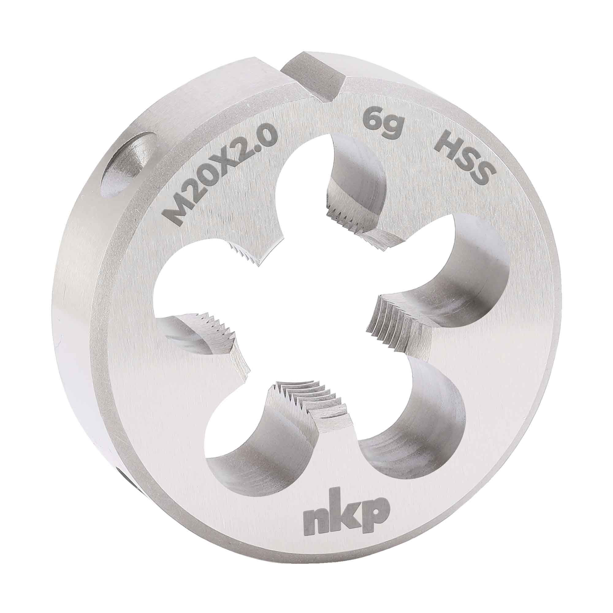 Плашка NKP М20х2,0 DINEN22568 HSS 6g 45х14мм 240201N