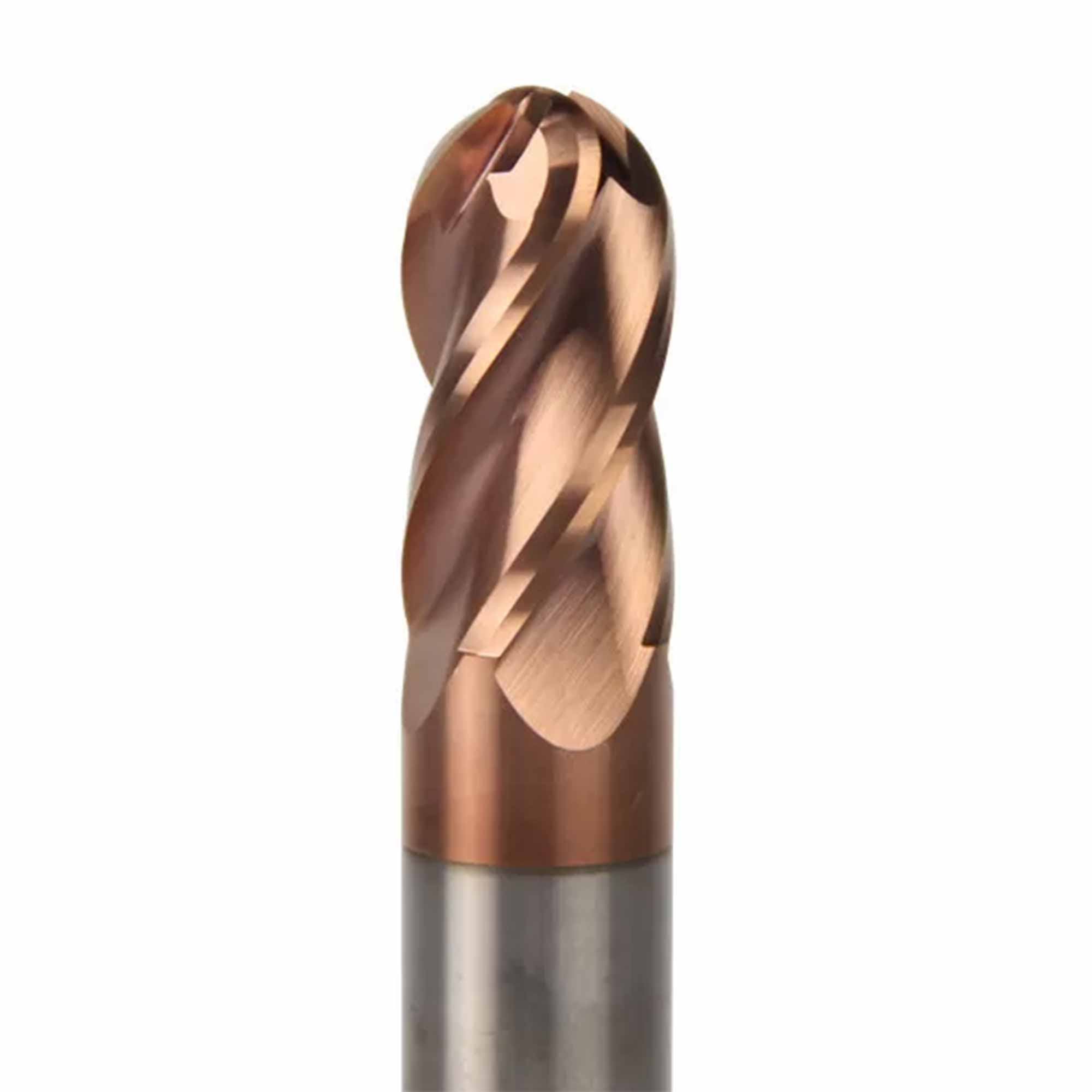Фреза твердосплавная радиусная H-Tools 5,0x100/10мм d05 4z 60HRC P30 TiSiCrN 6814-050-d05