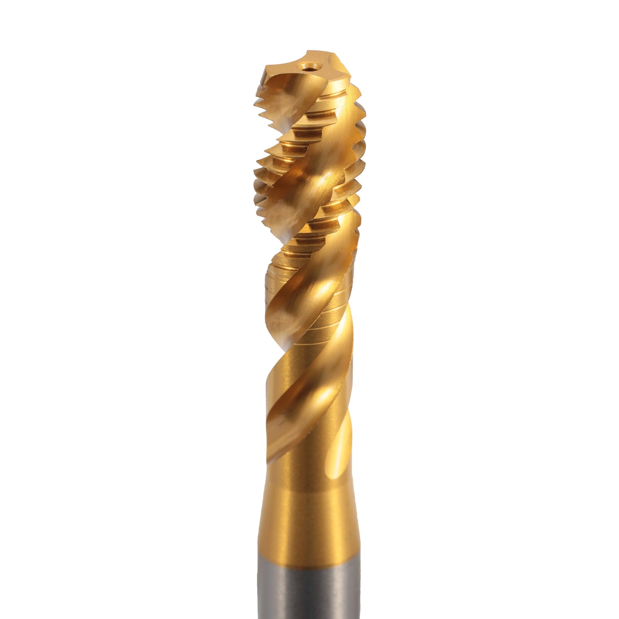 Метчик винтовой машинный H-Tools HSSEPM TiN DIN371C R45 6h М8х1,25 30135THT